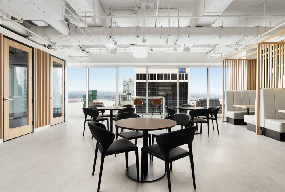 Prada Chair & Tango Dining Table | iQ Offices Vancouver