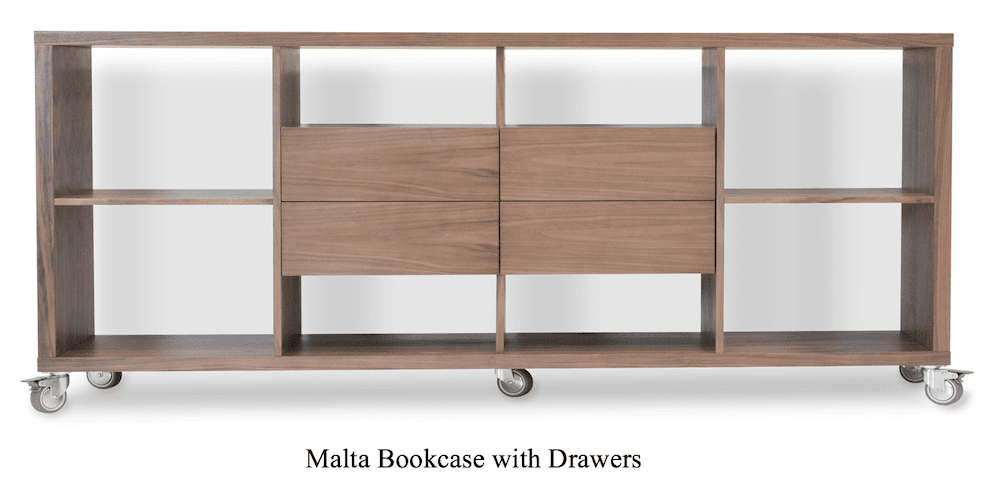MaltaBookcase with Drawers