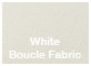White Boucle Fabric
