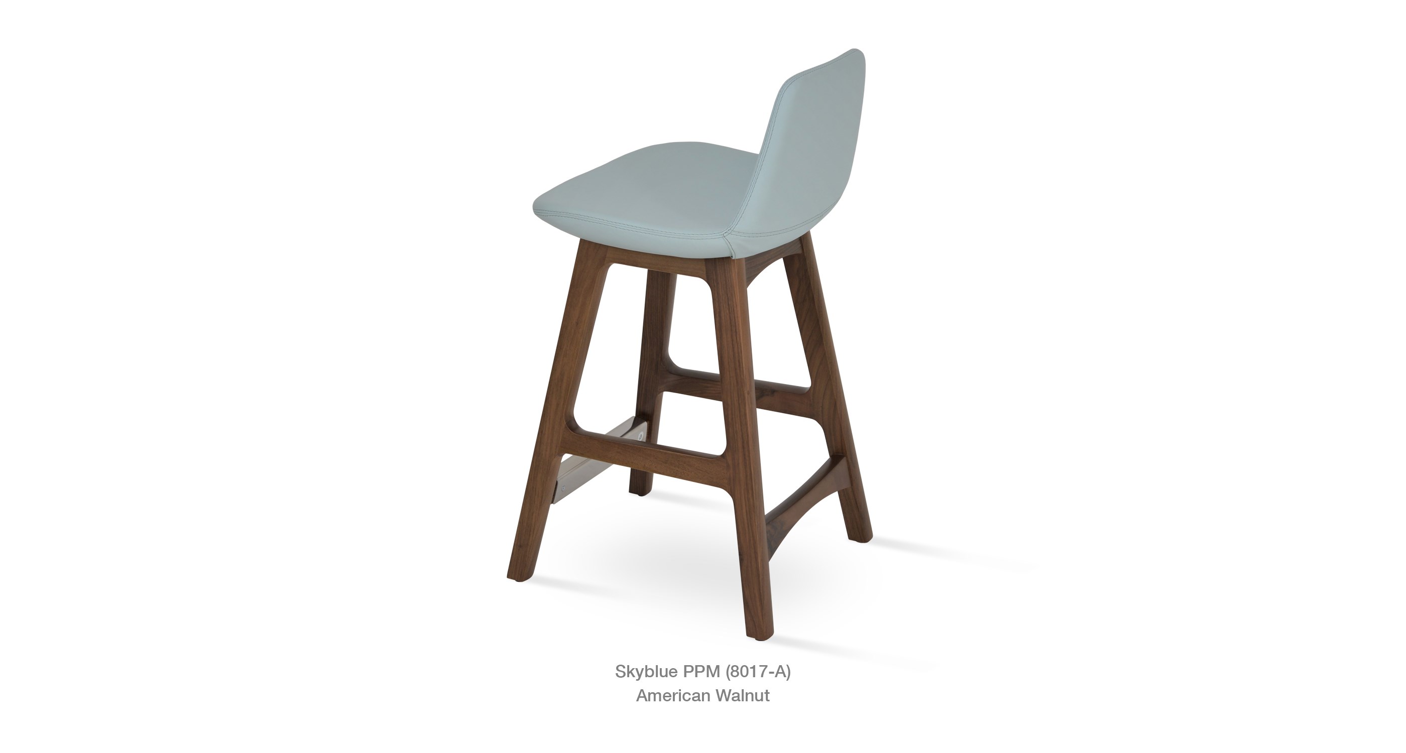 sohoconcept pera wood counter stool