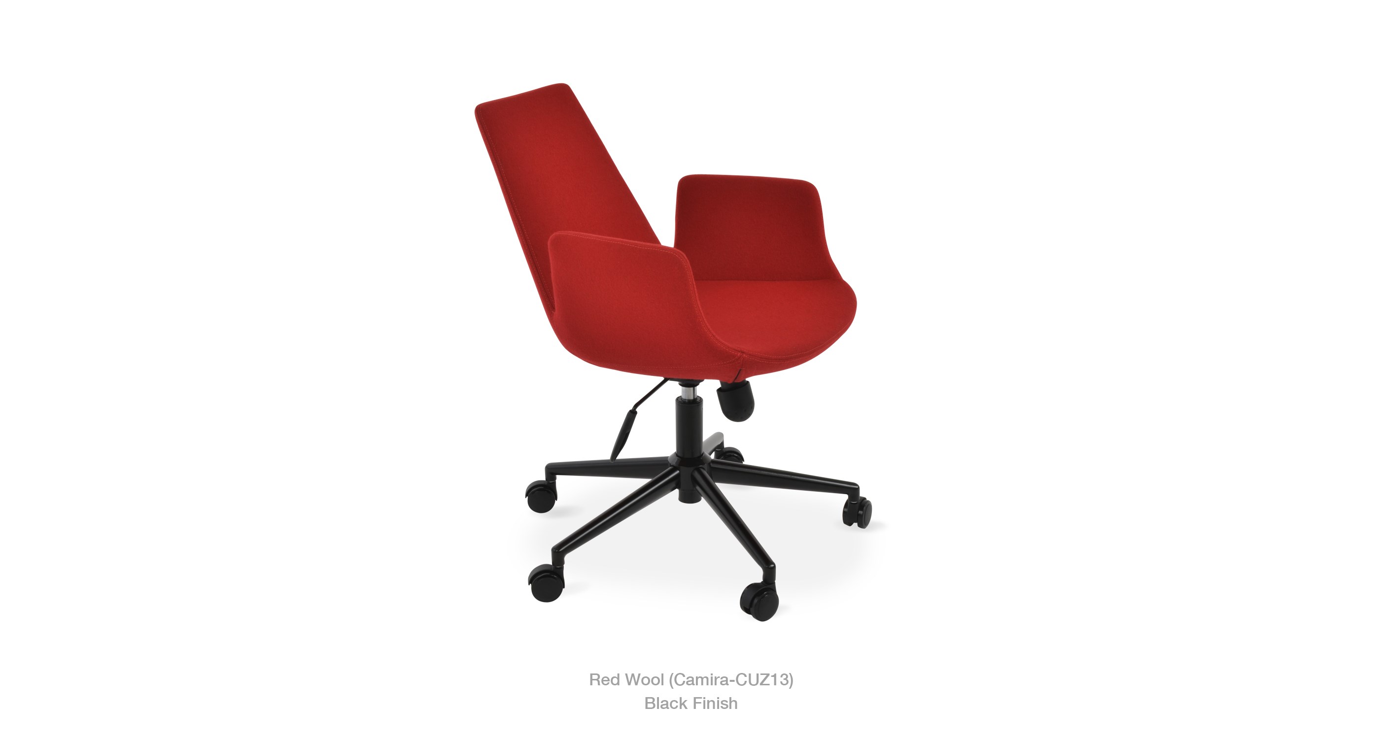 2020 03 05 Eiffel Arm Office Red Wool Black