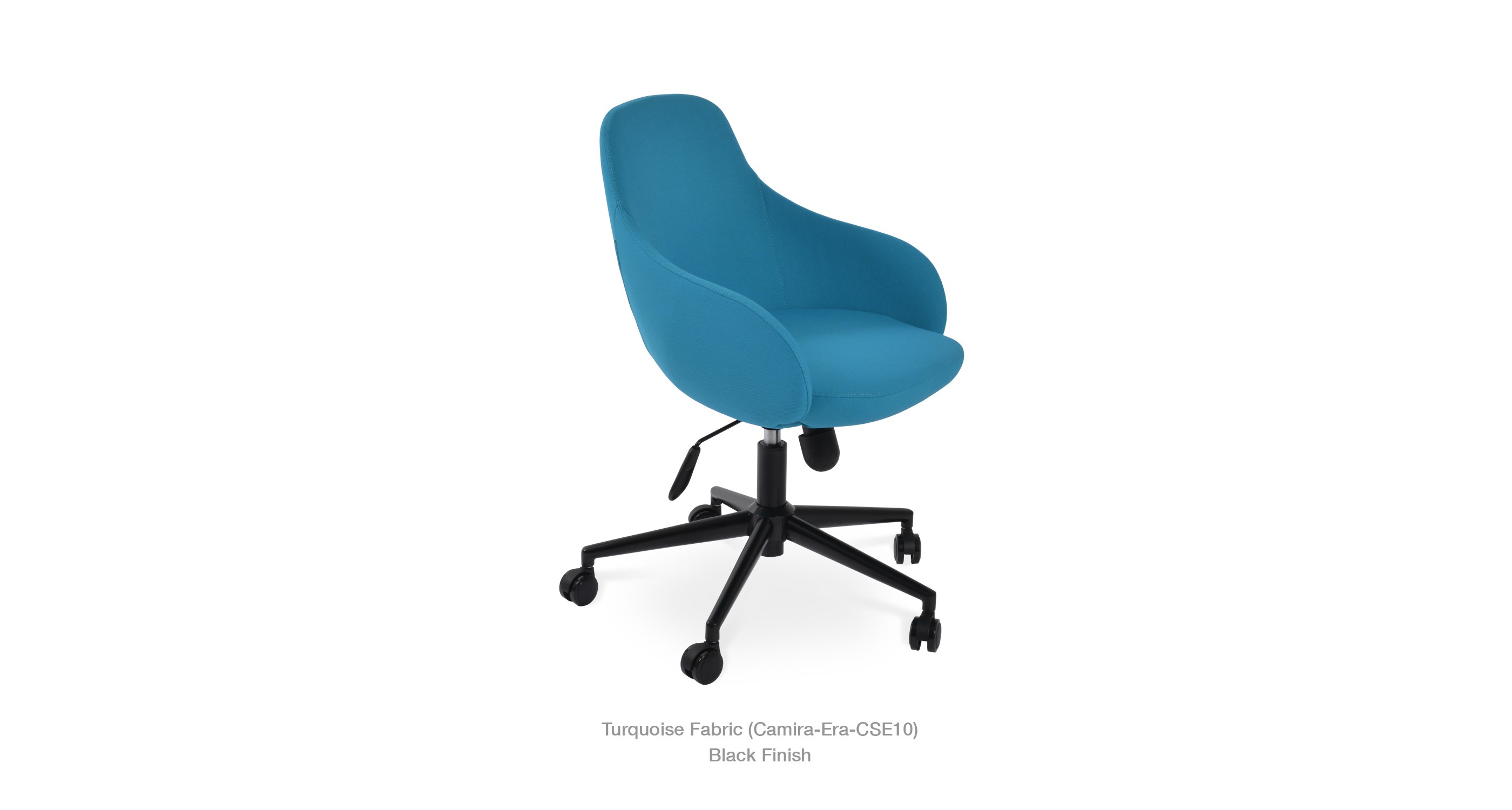 Turquoise camira - black base