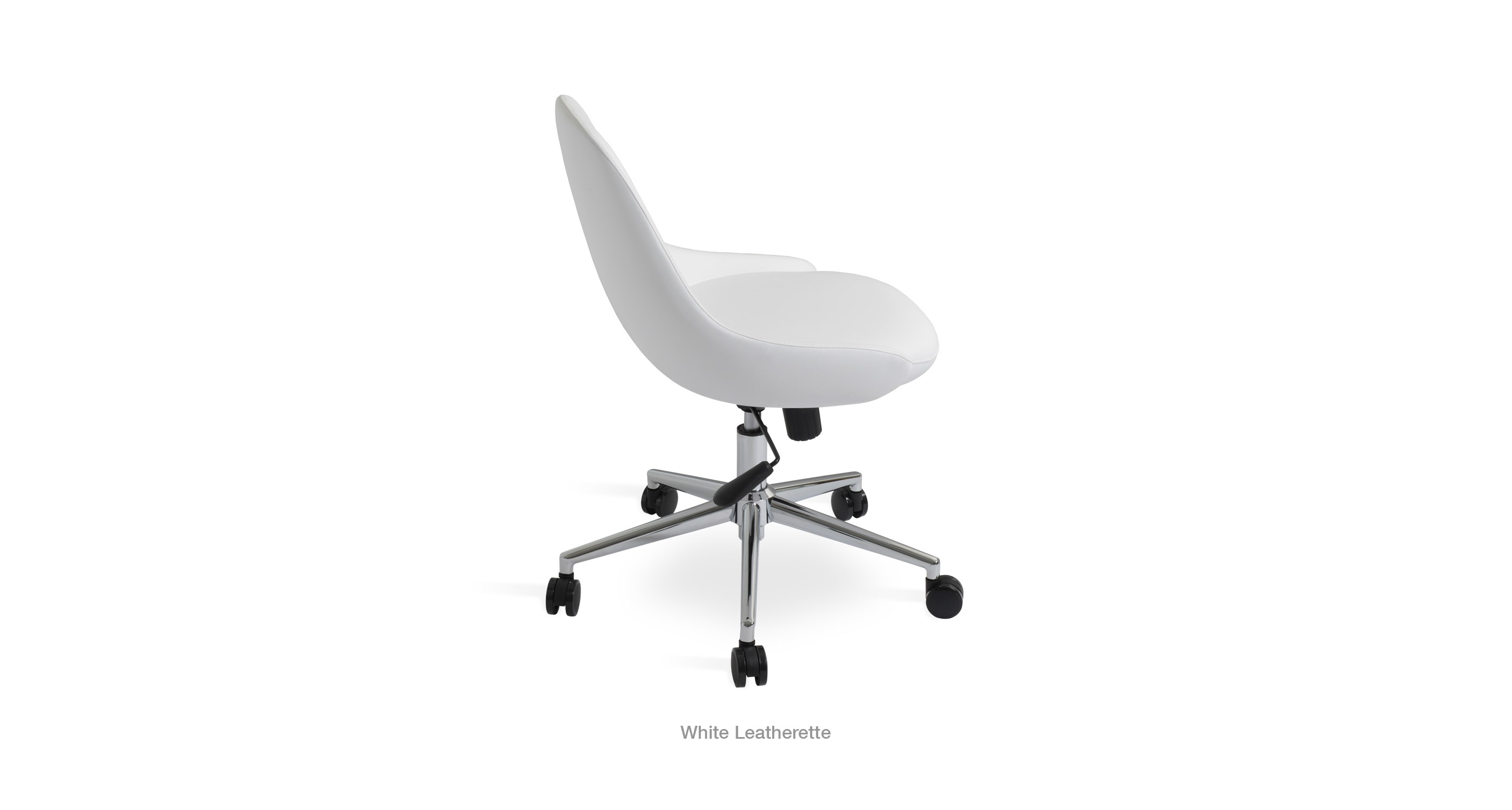 white leathertte