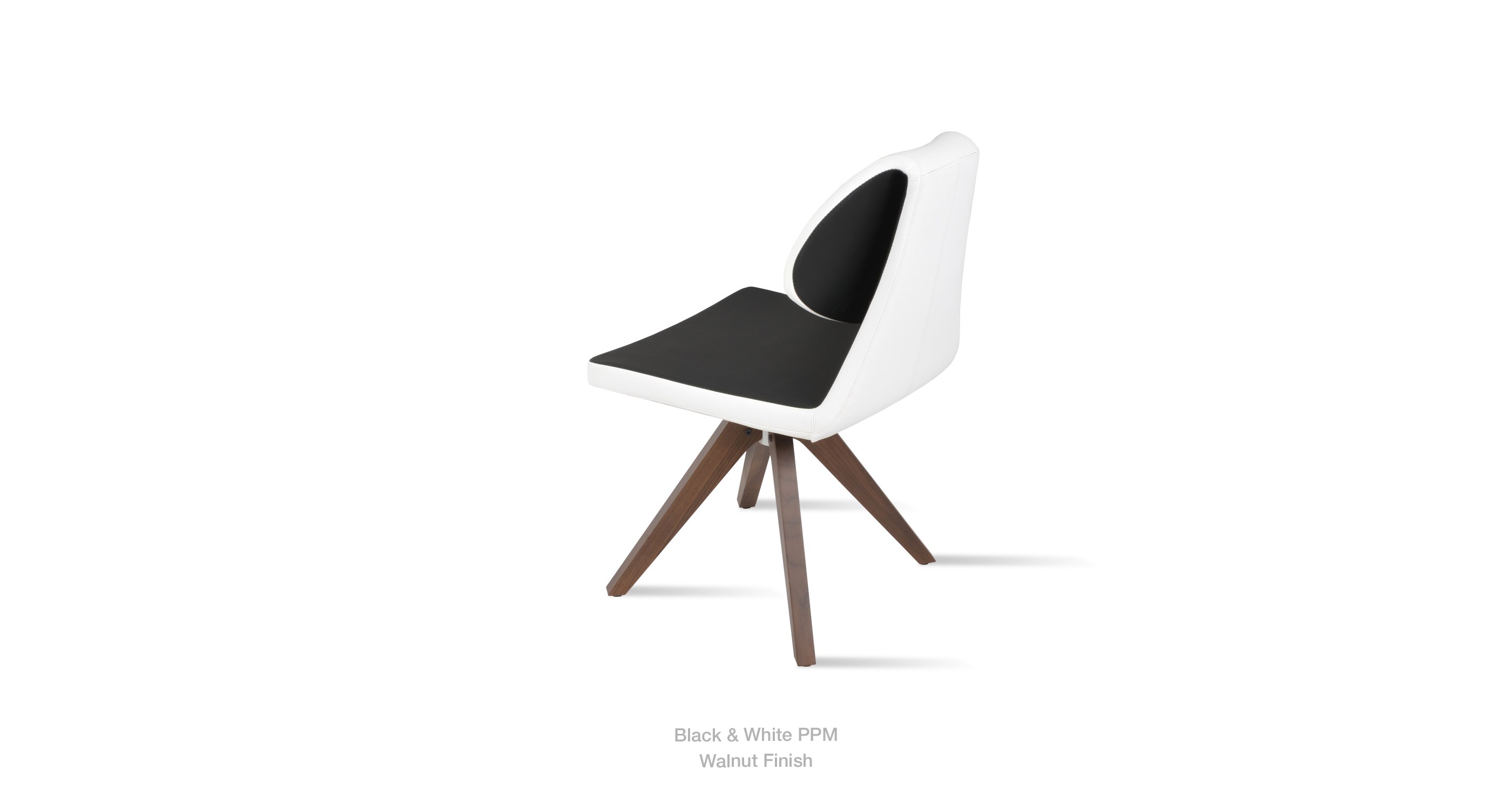 black white - walnut