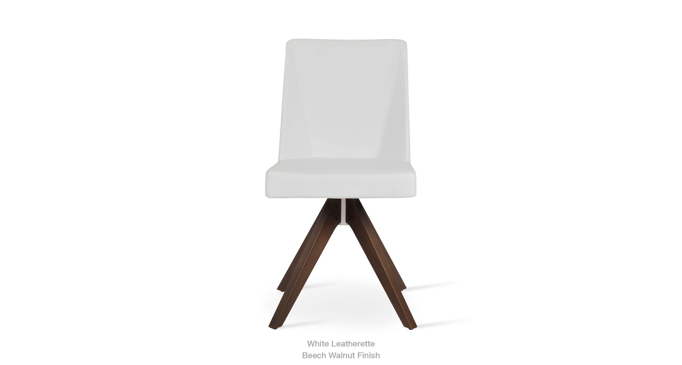 white leatherette