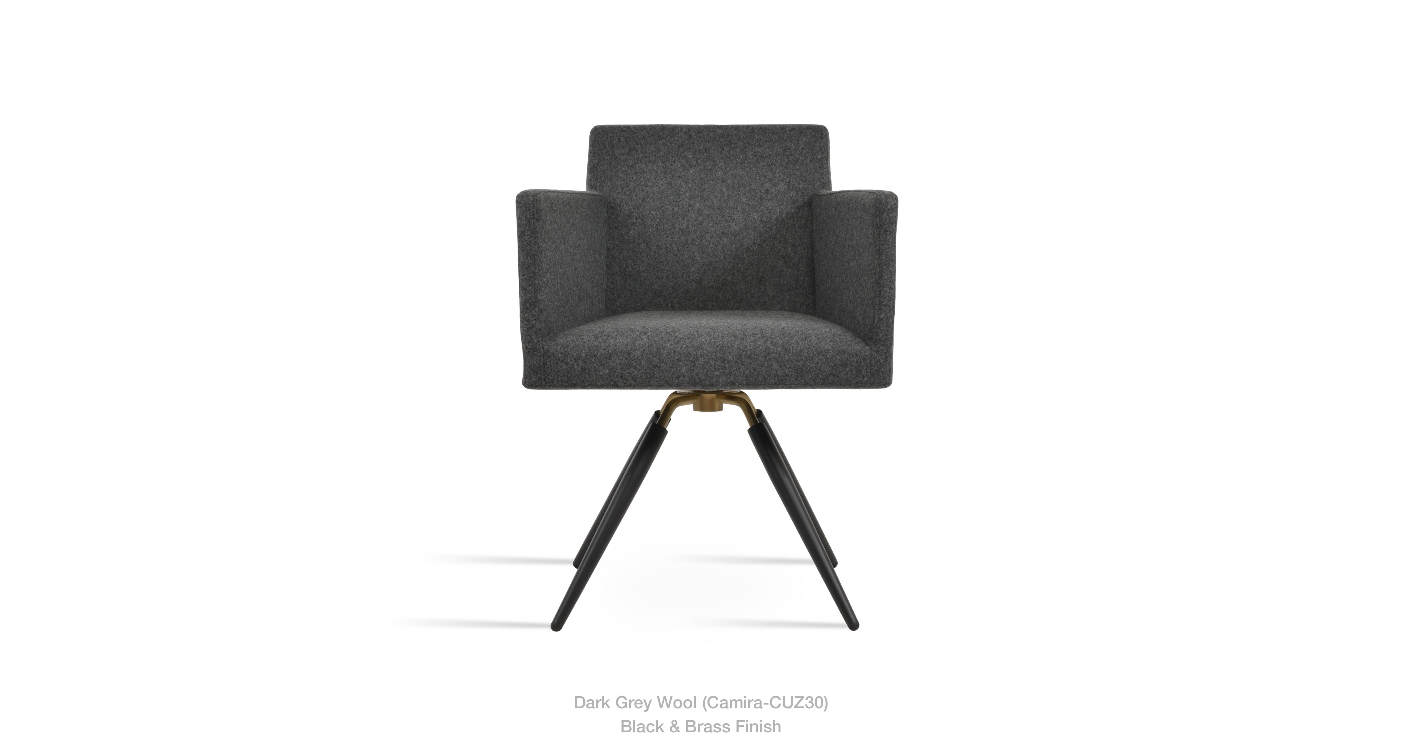 dark grey wool