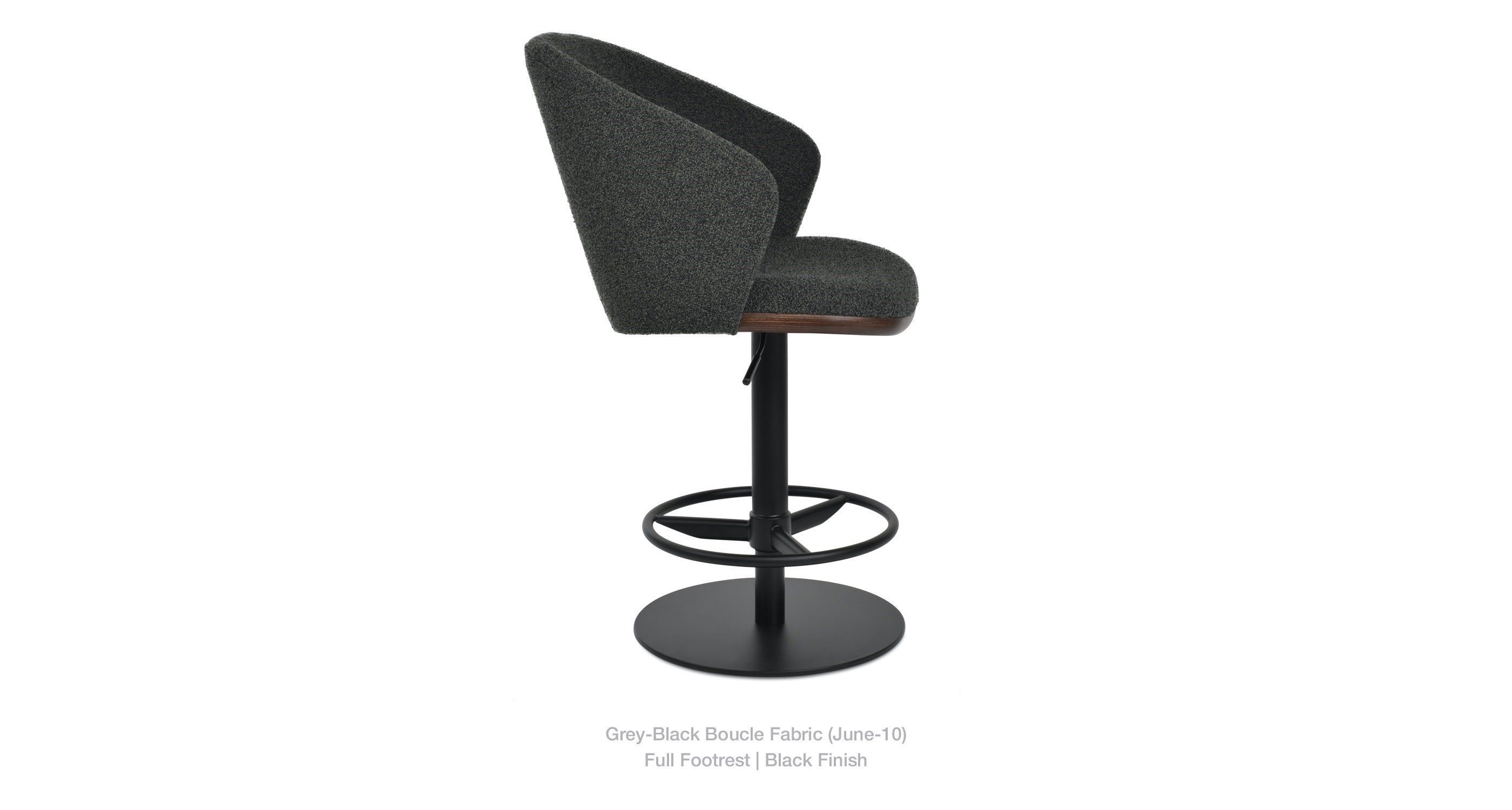 Athena Piston Grey Black Boucle 