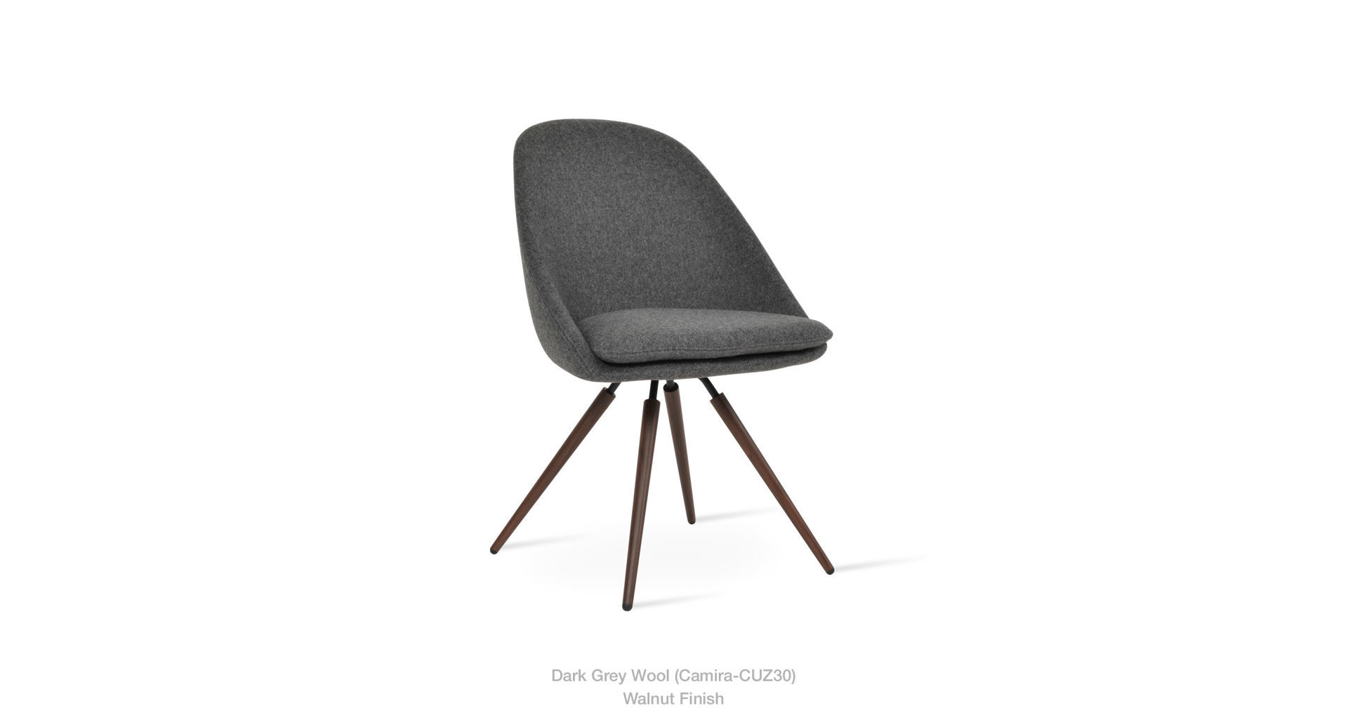 Avanos Carrot Dark Grey Wool