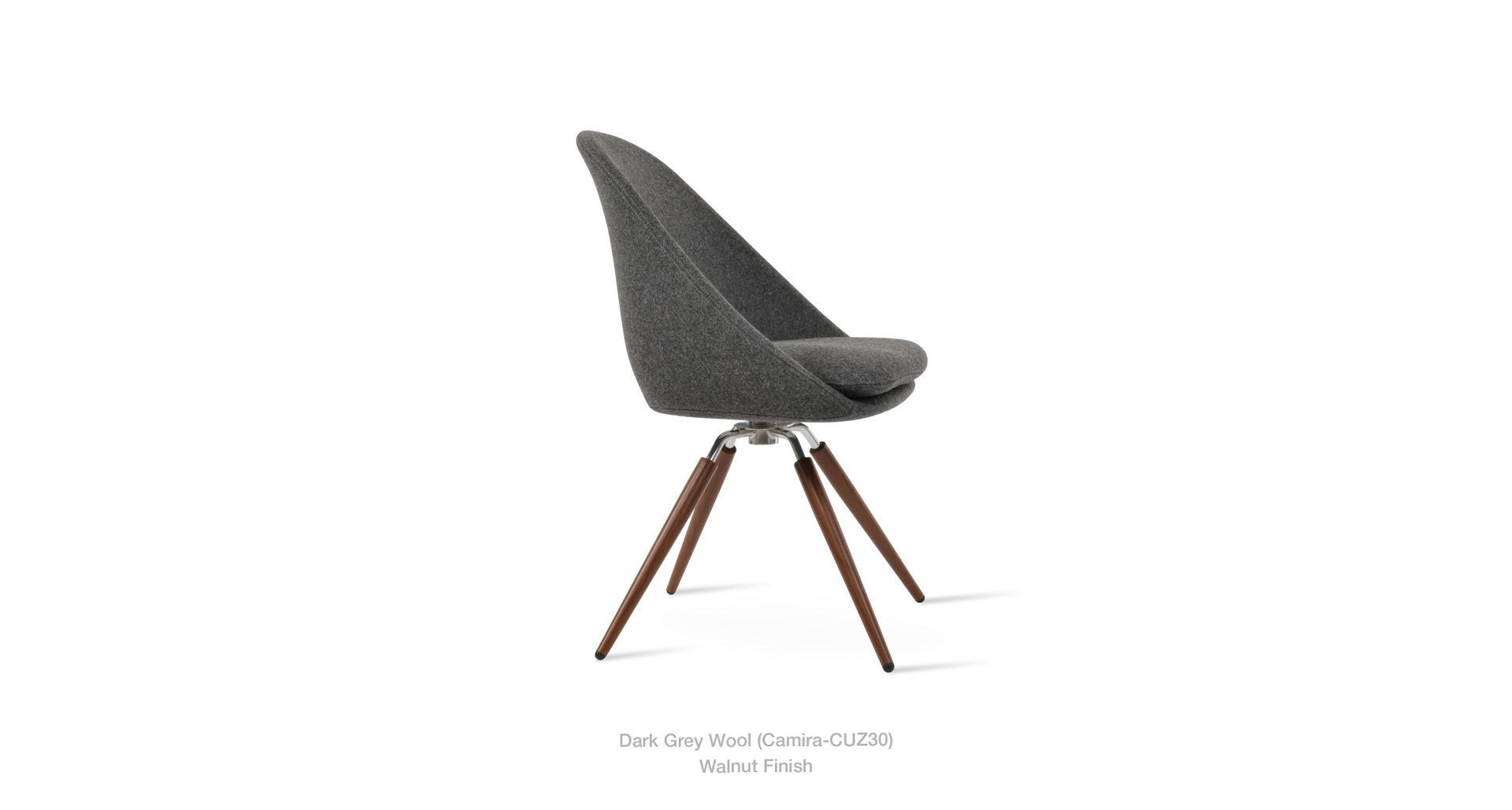 dark grey wool