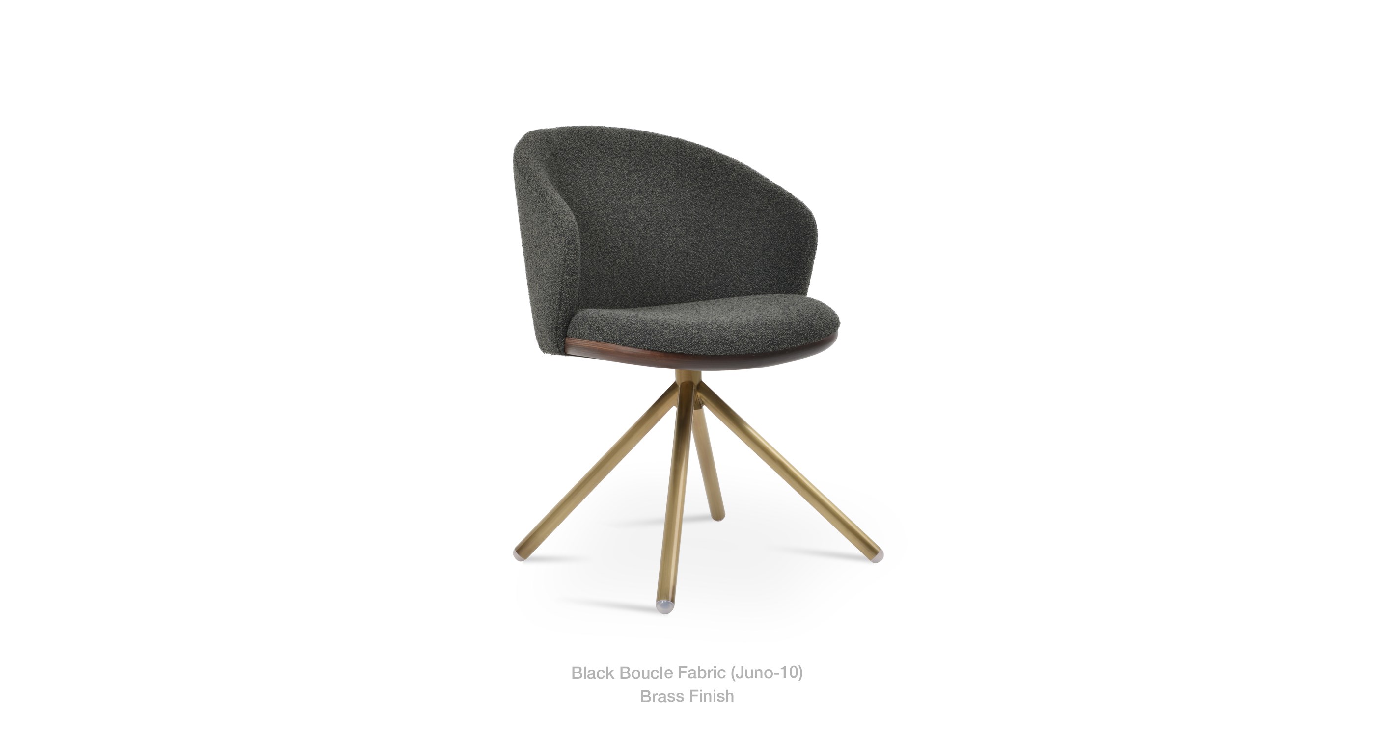 black boucle - gold