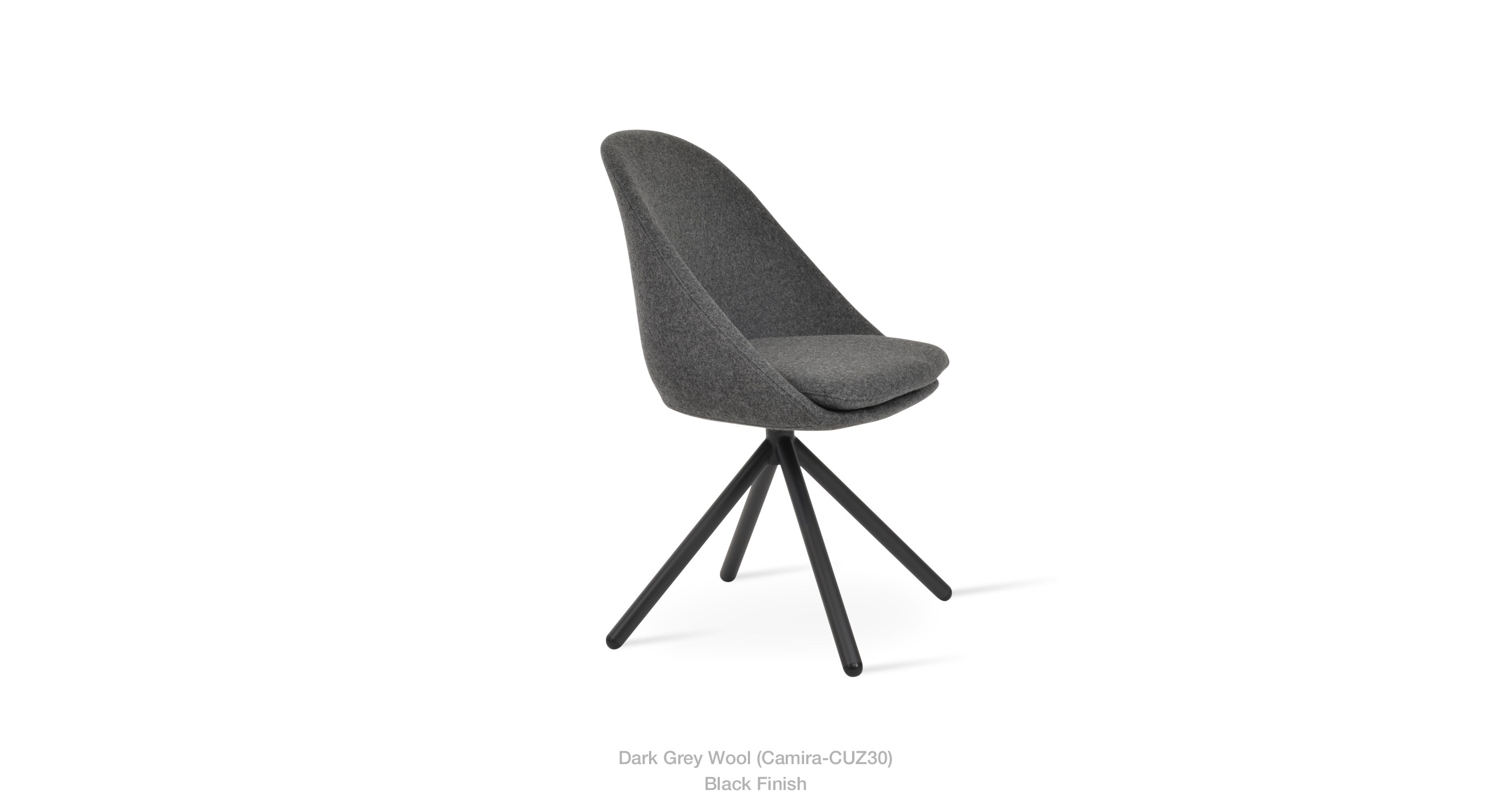 dark grey wool
