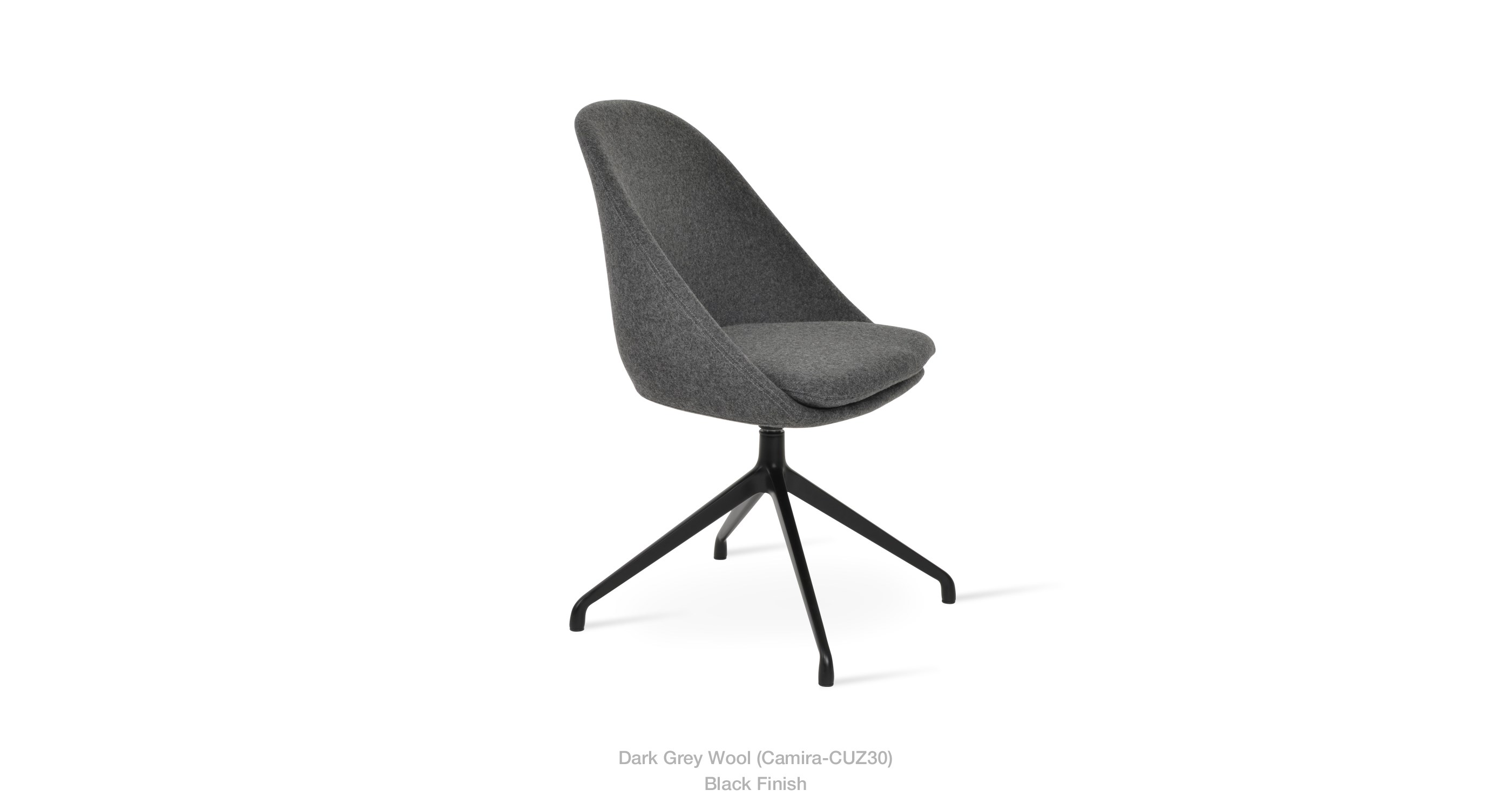 dark grey wool