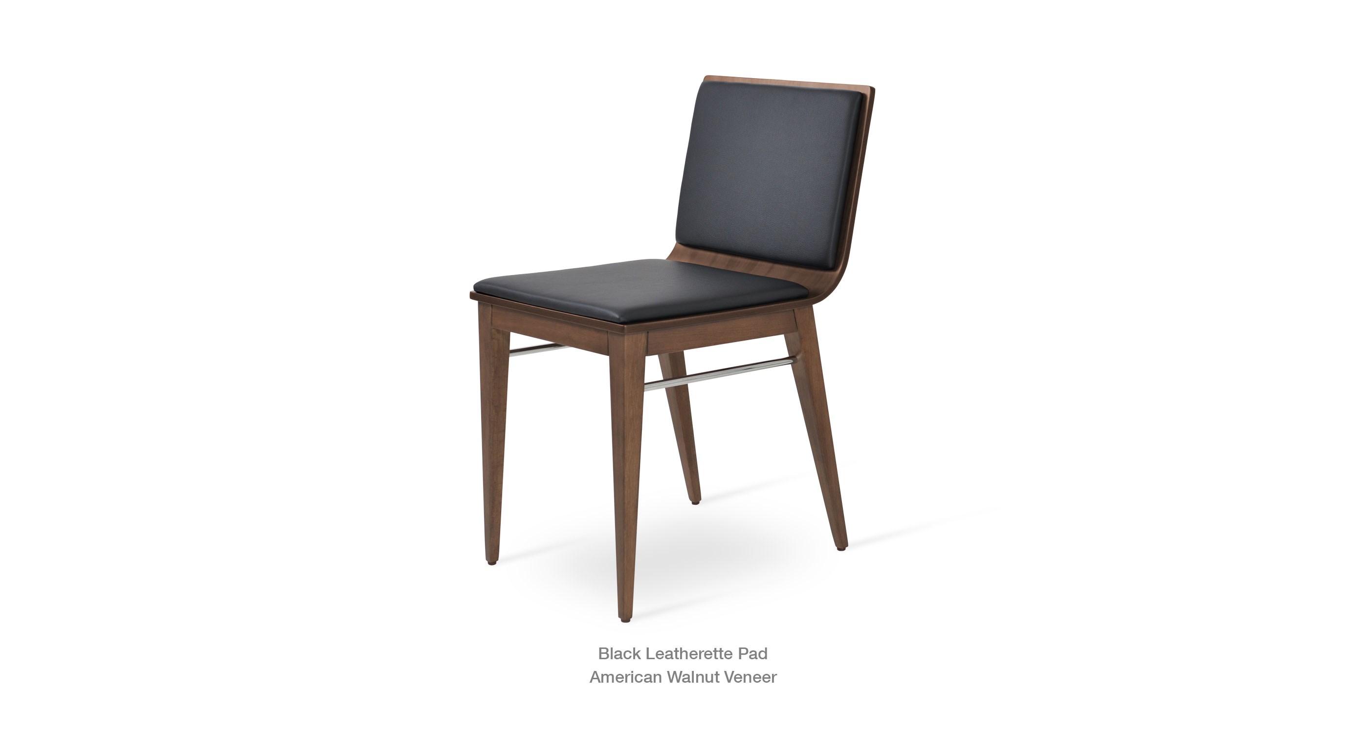 black leatherette