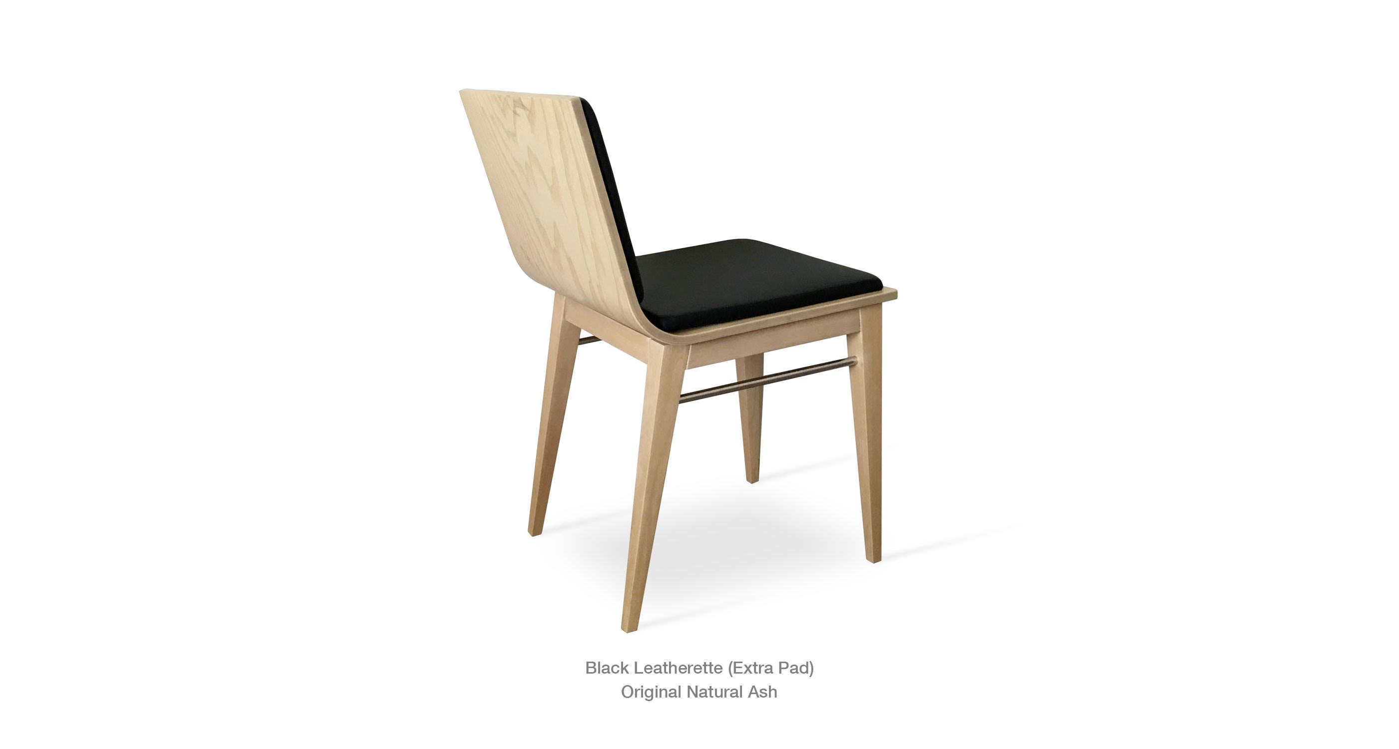 Corona Dining Black Pad Natural Ash