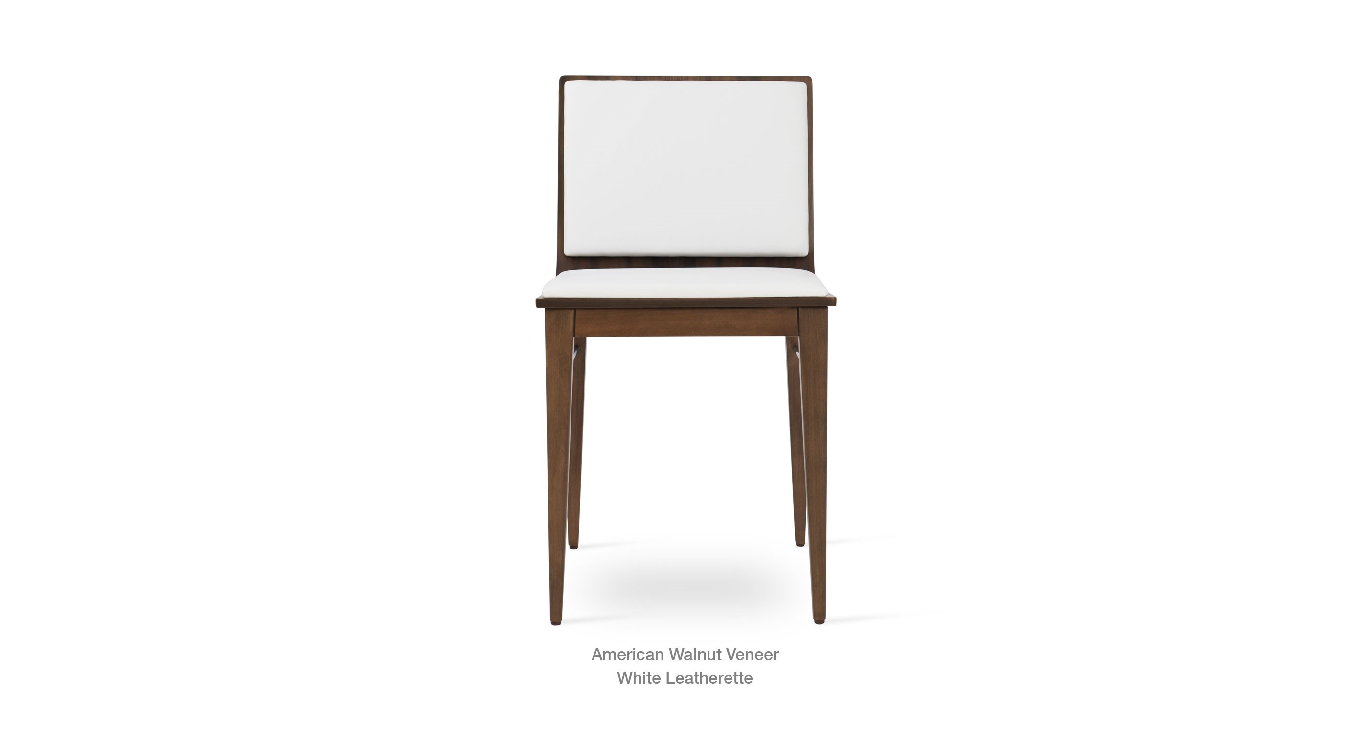 white leatherette