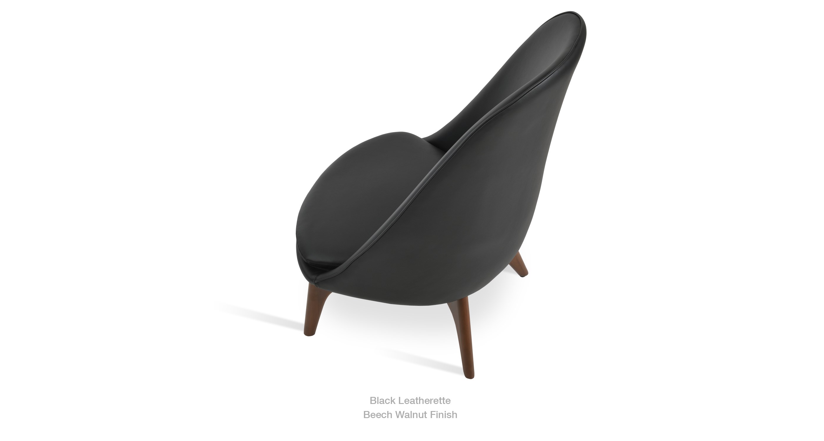 black leatherette