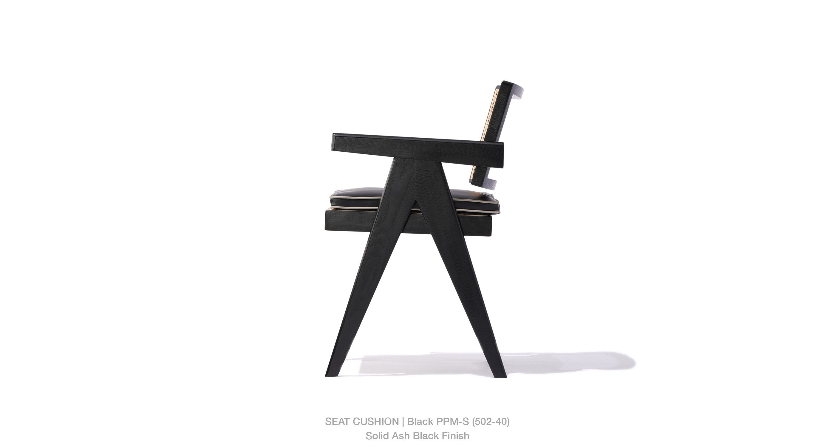 black ppm seat cushion