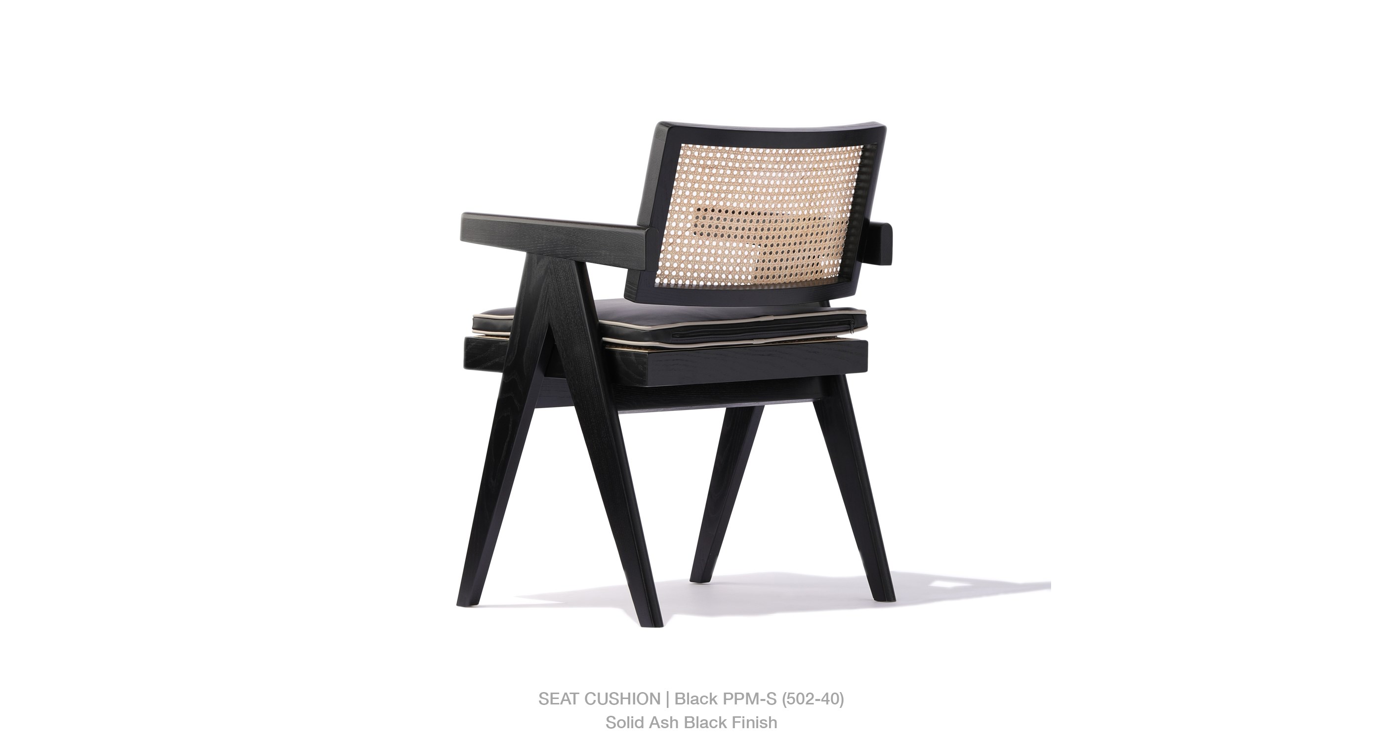 black ppm seat cushion