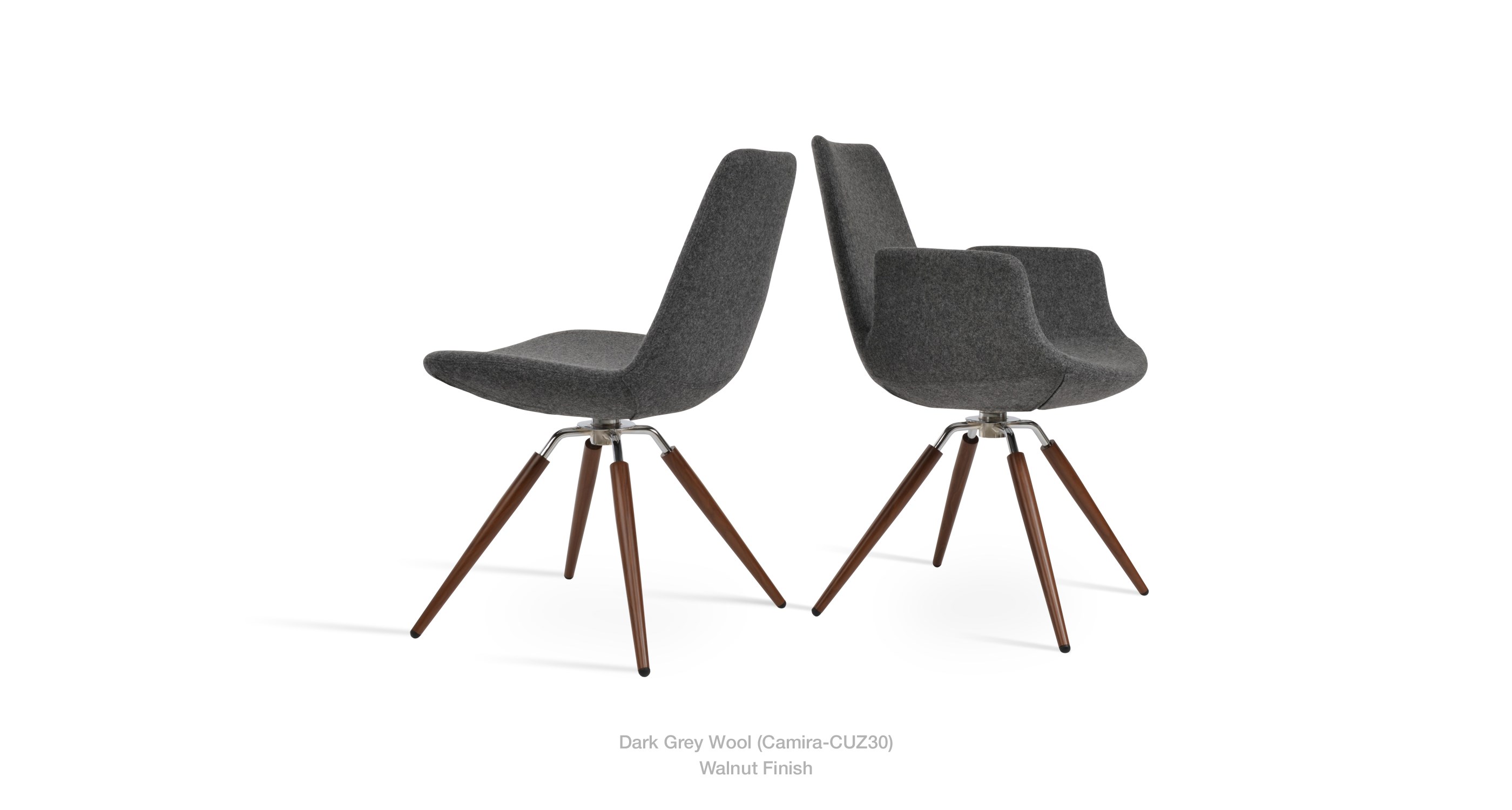 dark grey wool - arm