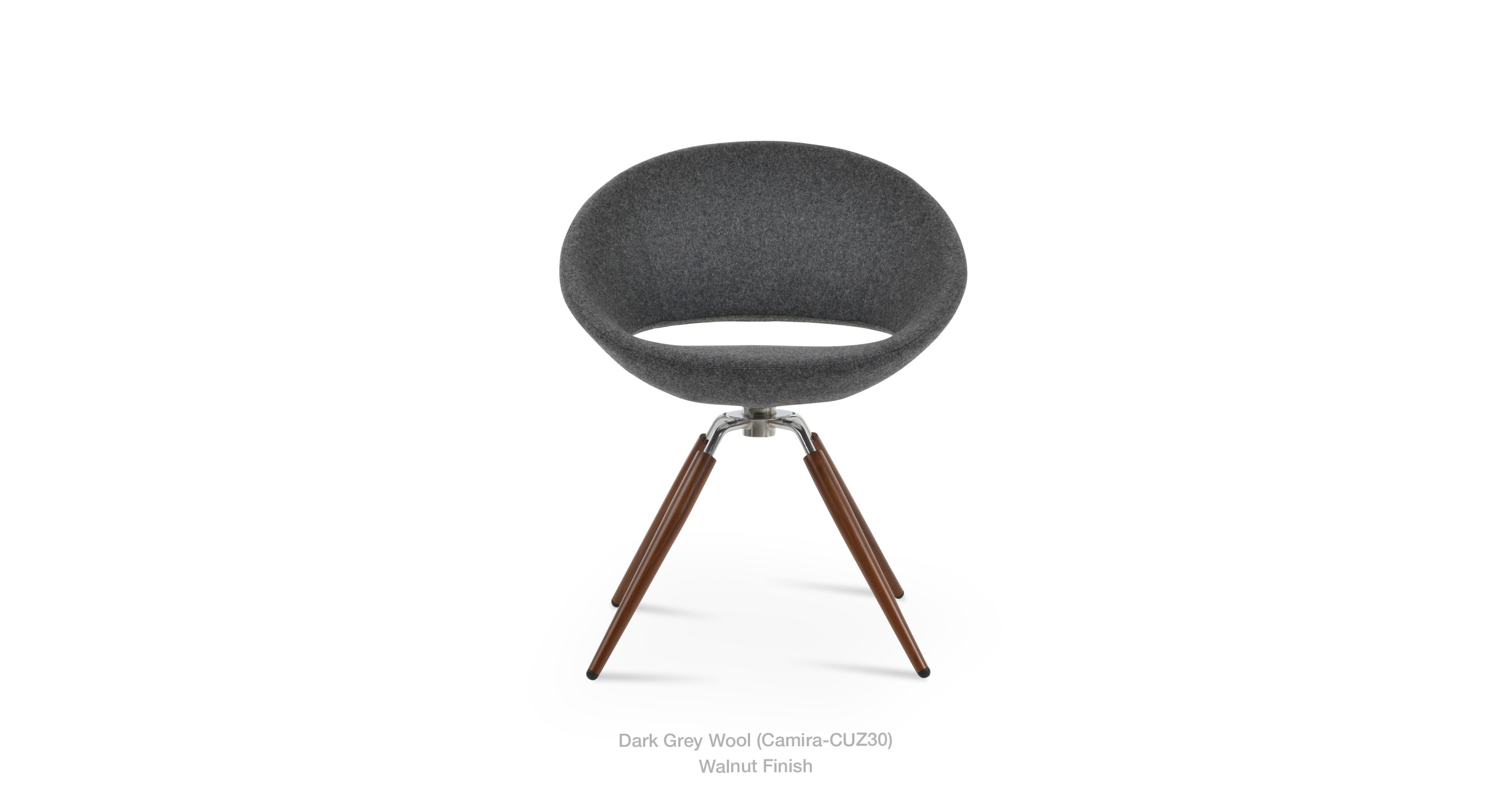 dark grey wool