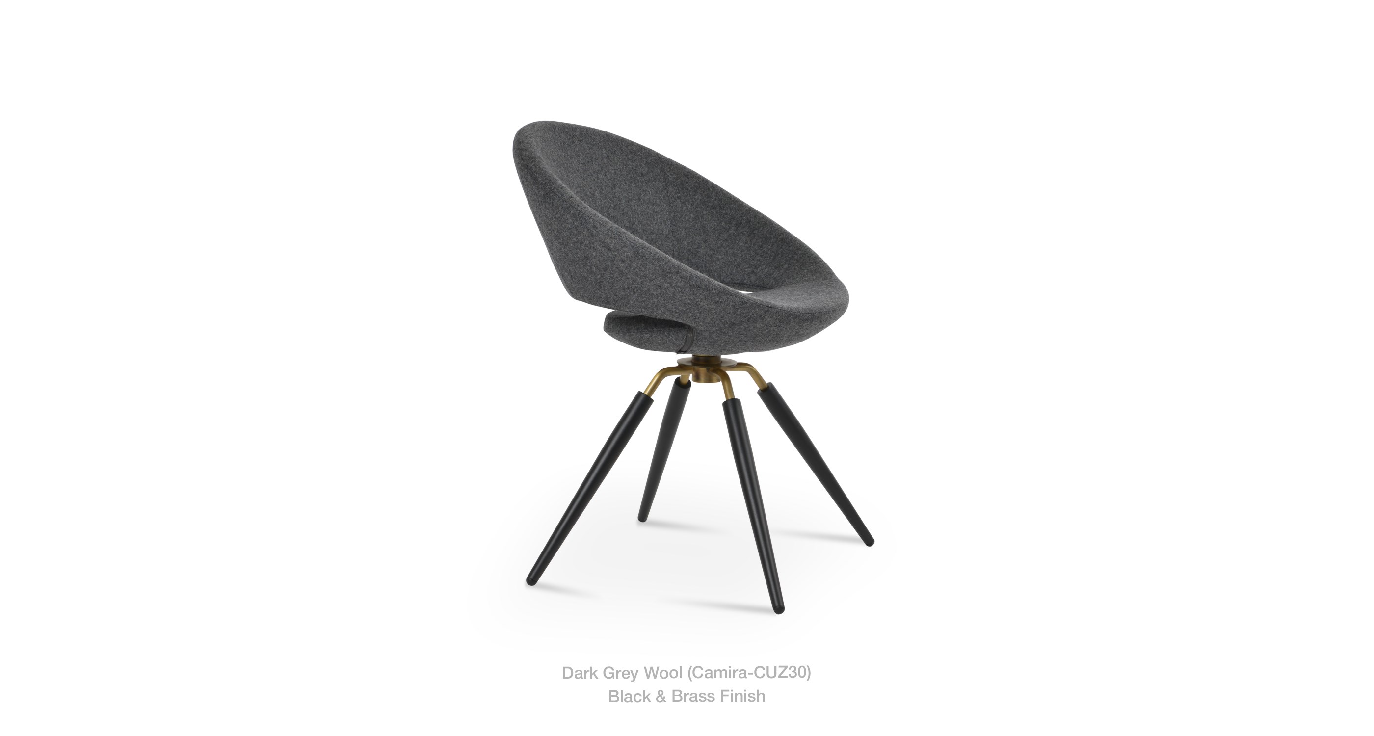dark grey wool
