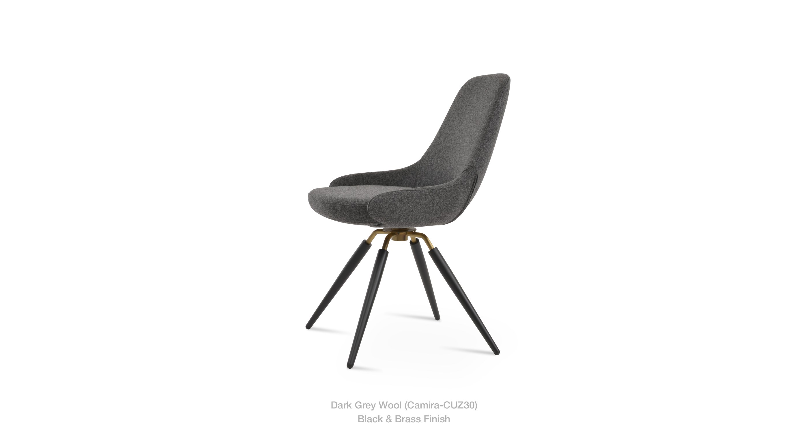 dark grey wool
