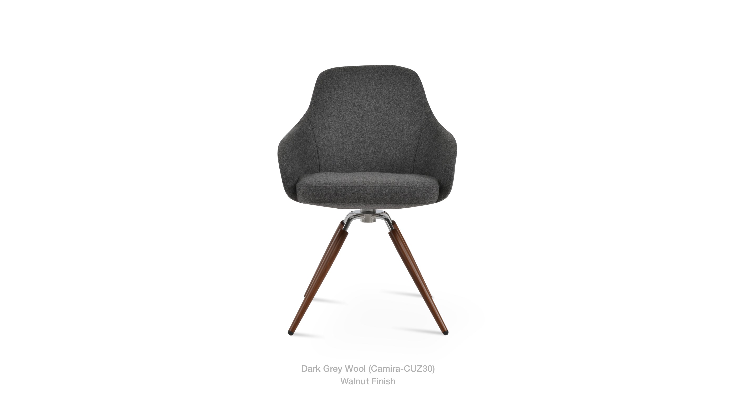 dark grey wool