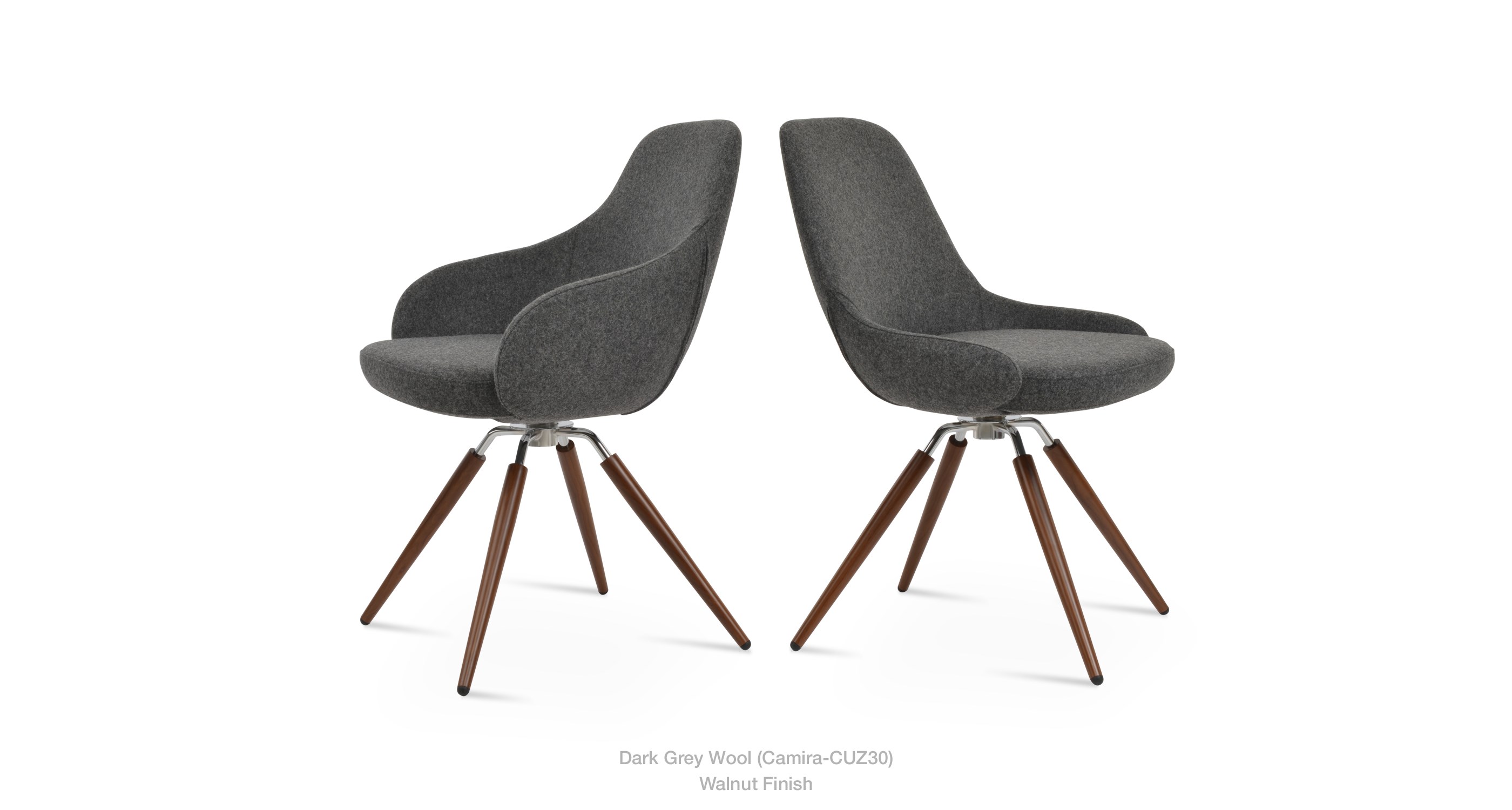 dark grey wool
