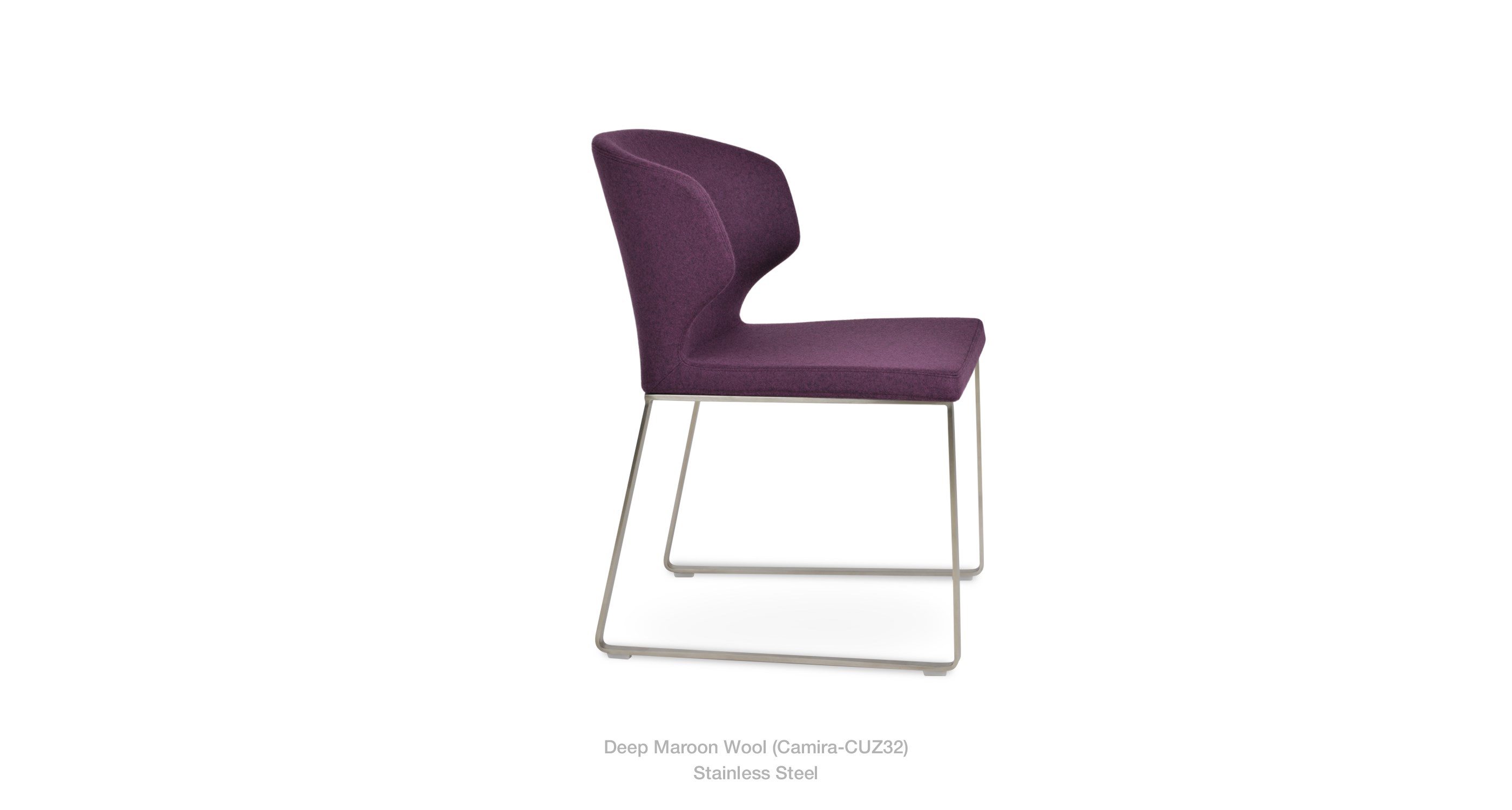 Amed Sled Deep Maroon