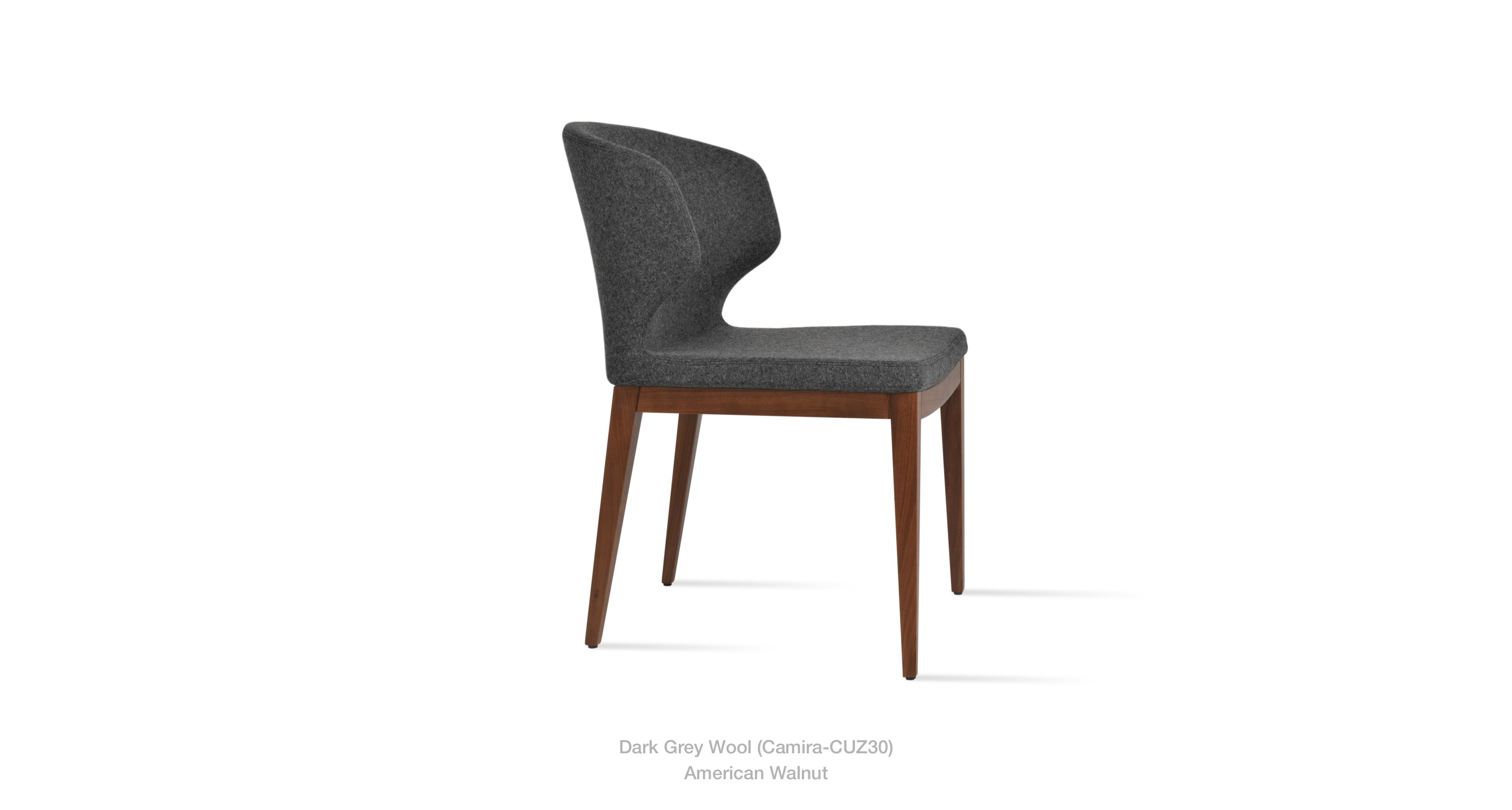 Amed Dark Grey American Walnut