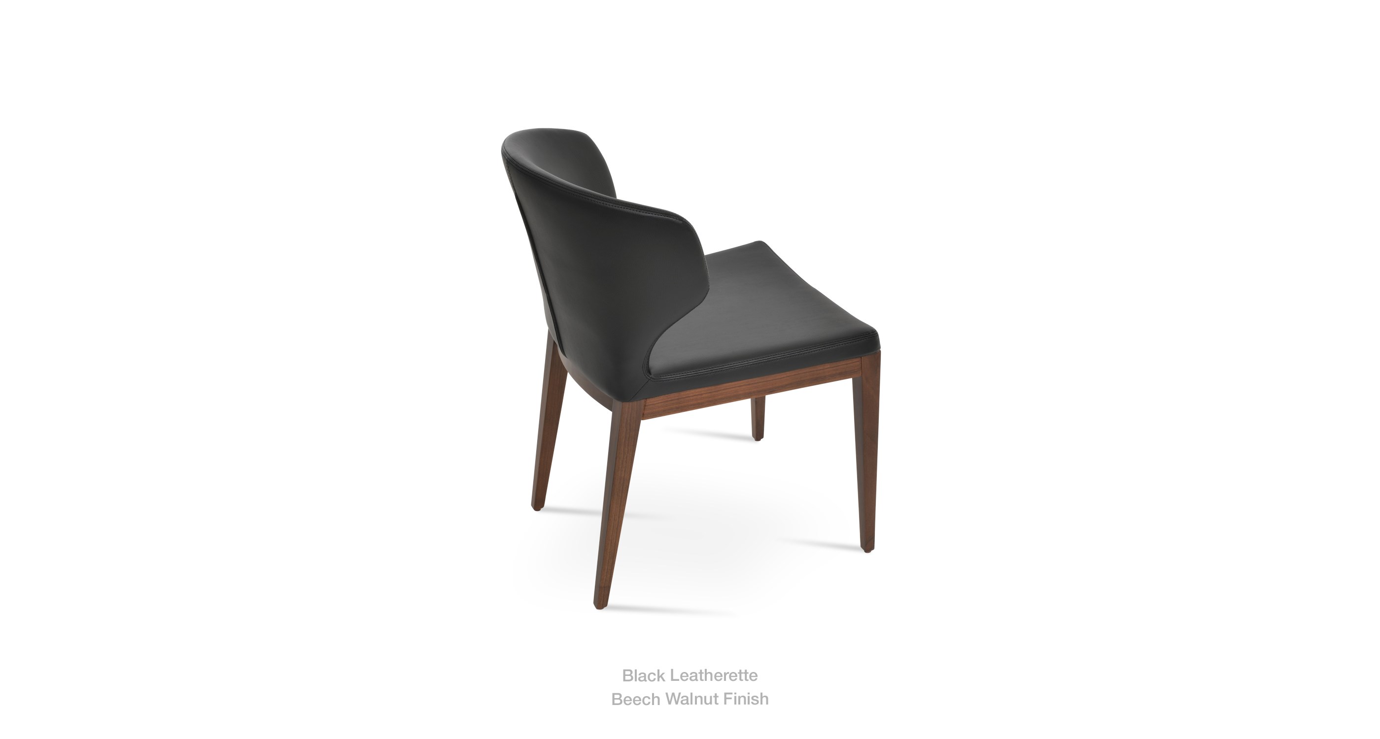 black leatherette