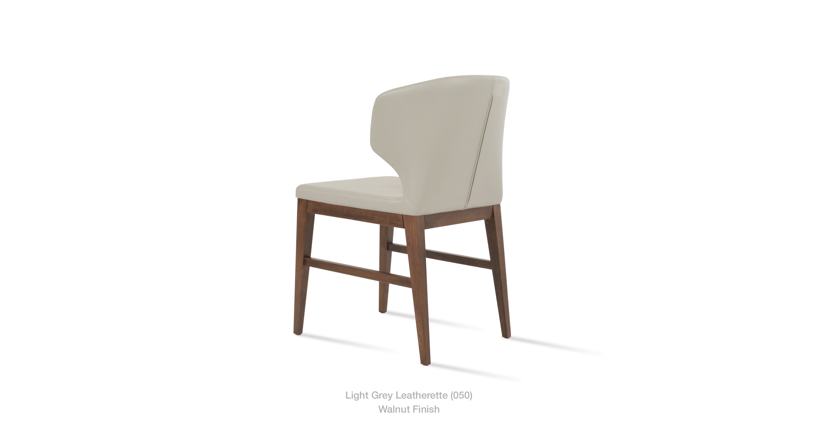 light grey leatherette
