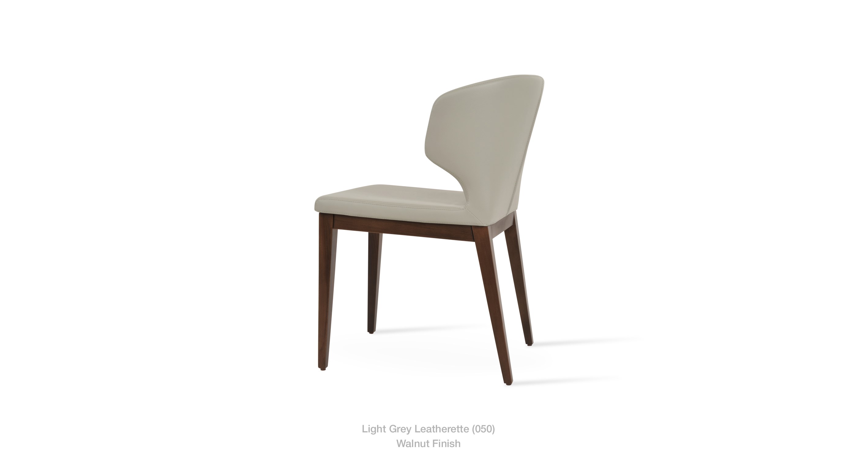 light grey leatherette