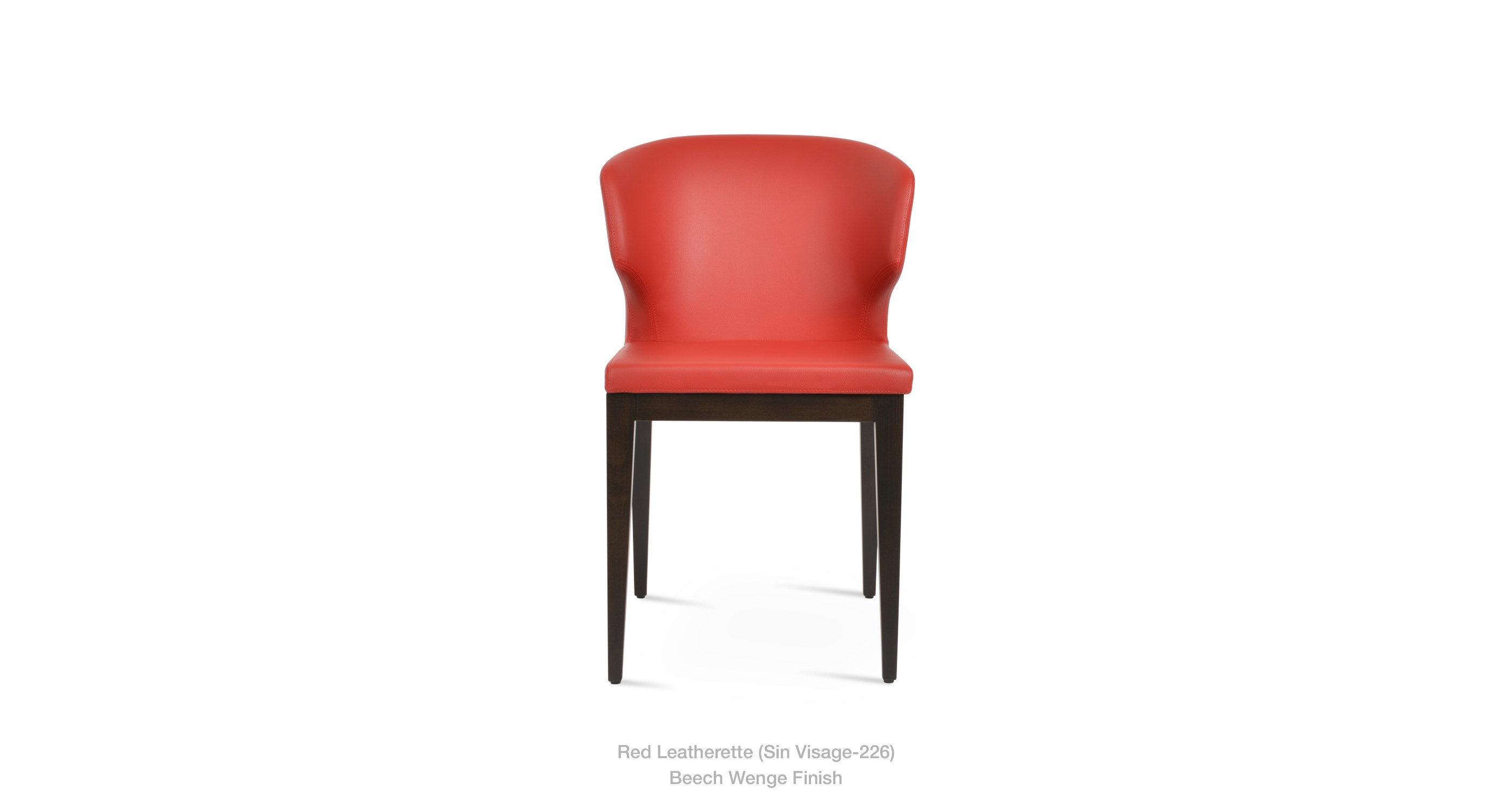 red leatherette - wenge