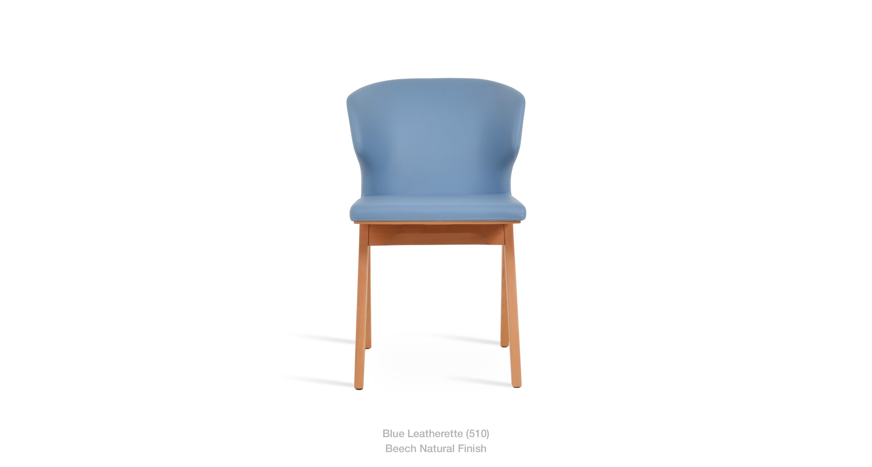 blue leatherette