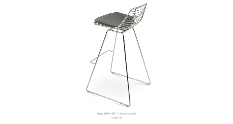 Tiger Wire Stool Grey Ppm
