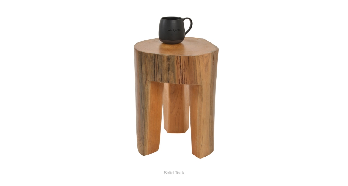 sohoConcept-Tripod Teak Side Table