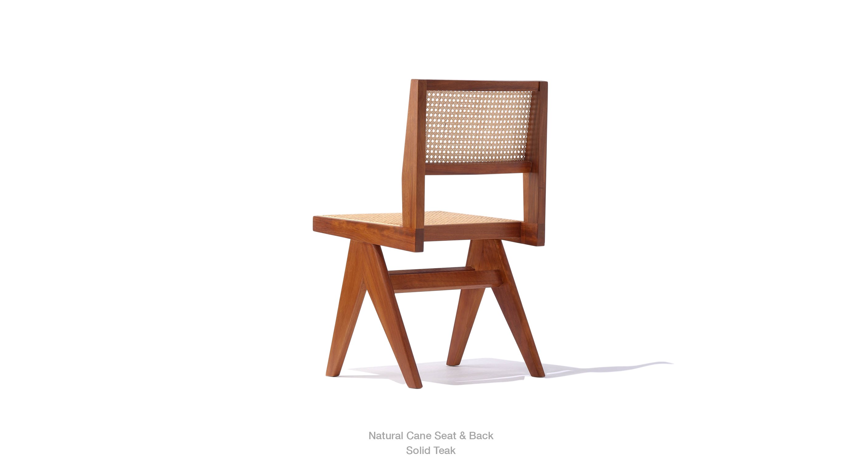 Pierre J Natural Cane Teak