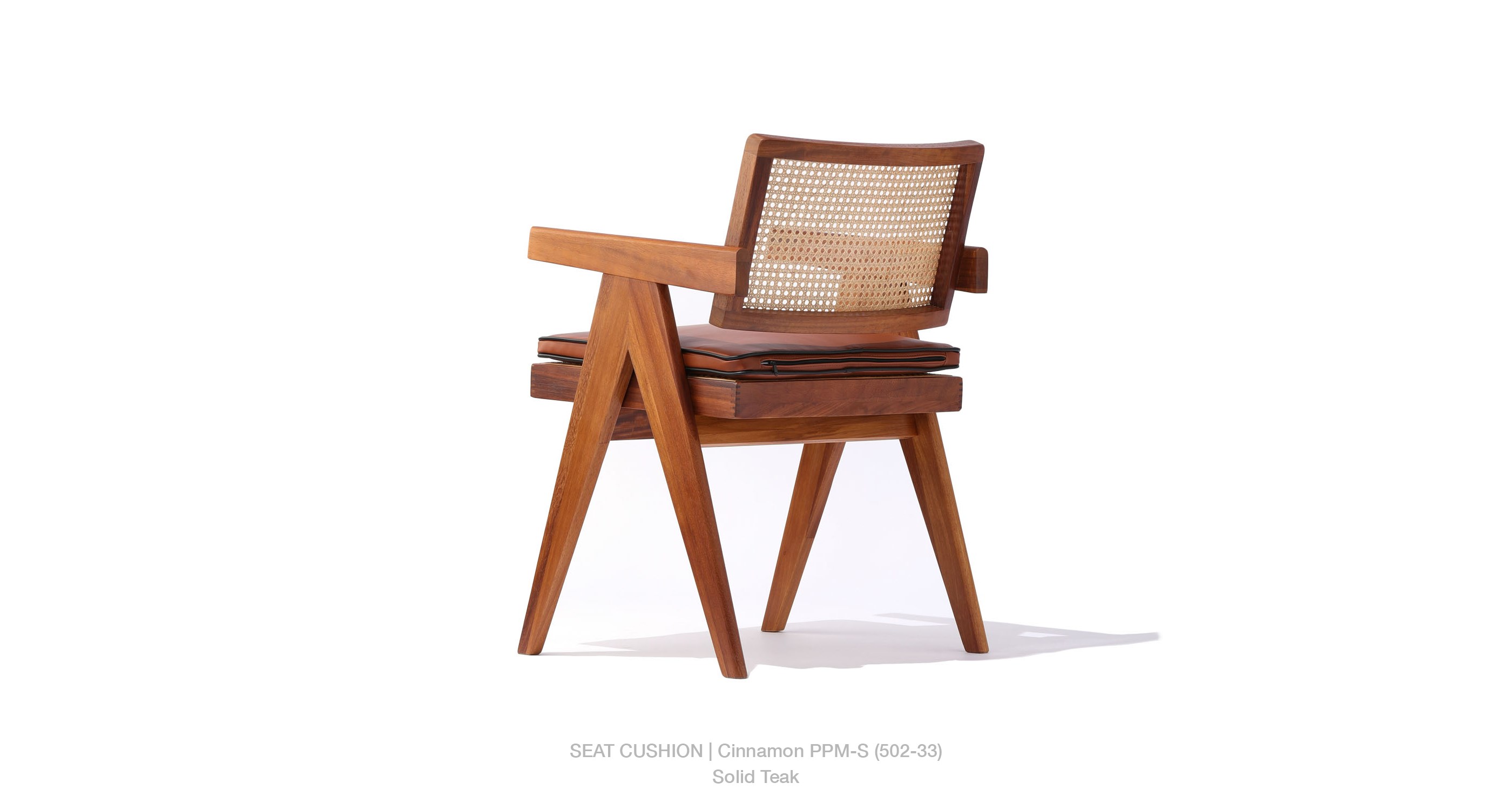 solid teak - seat cushion