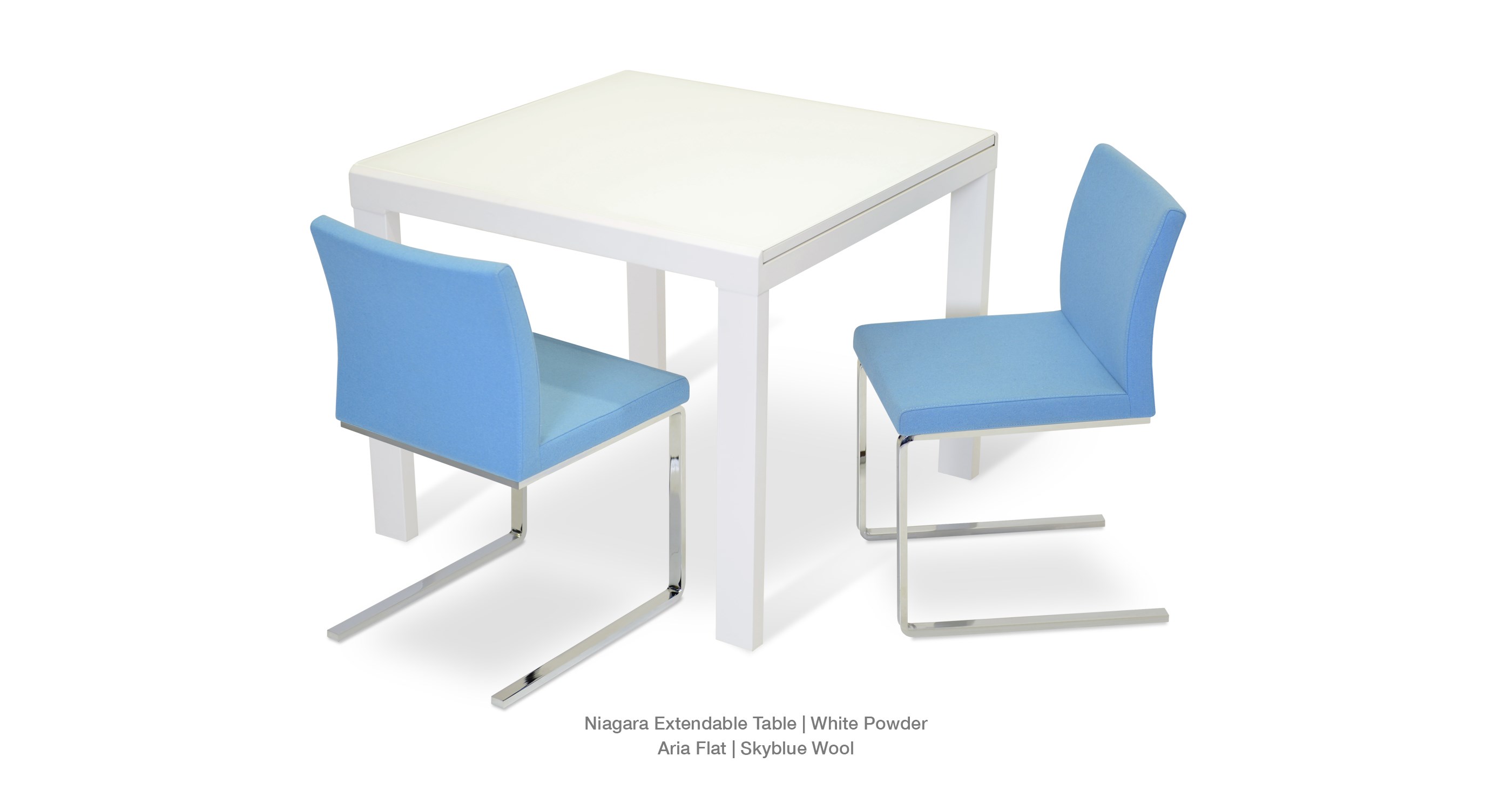 Aria Flat Skyblue Niagara Table