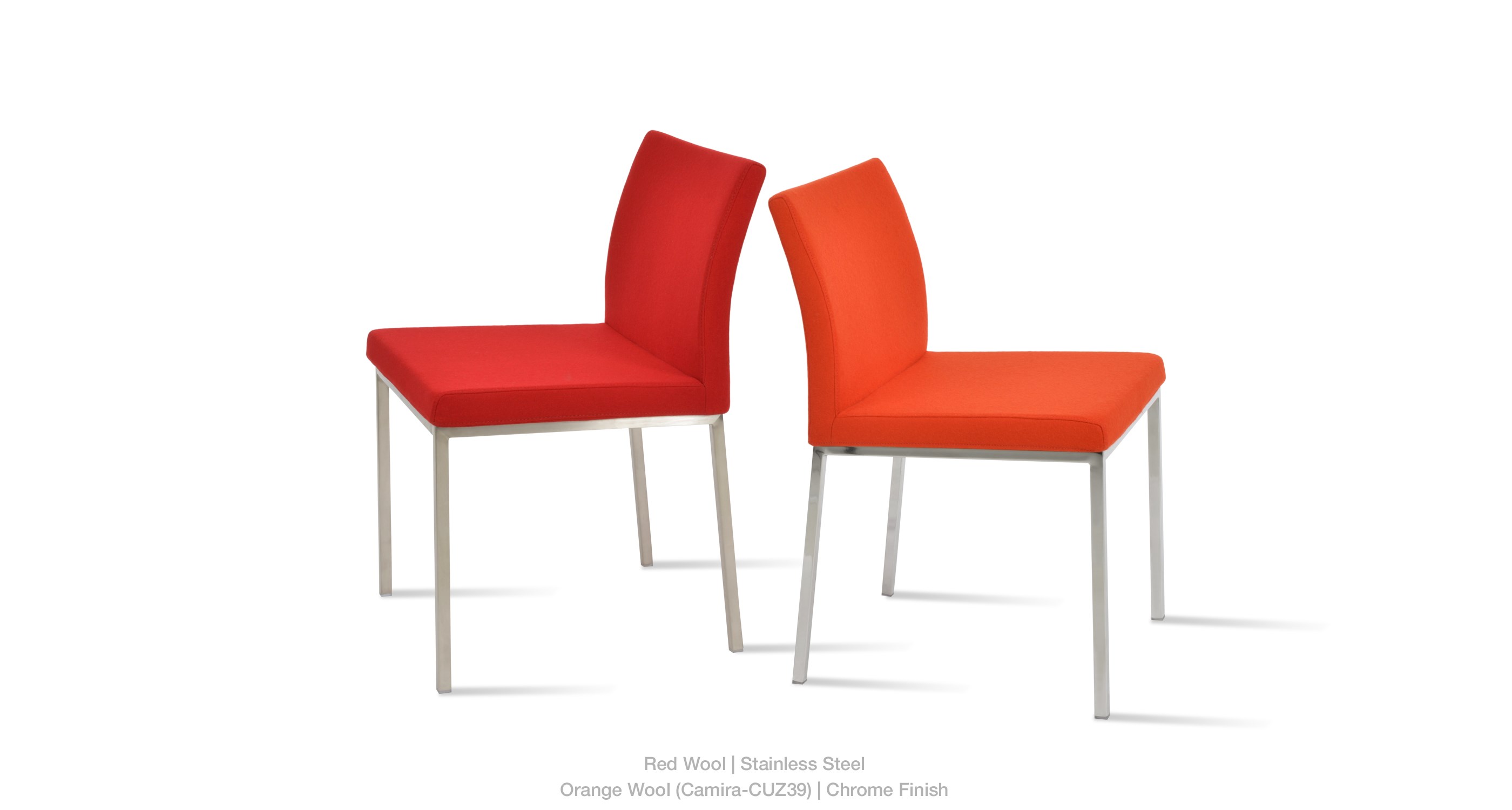 red - orange wool