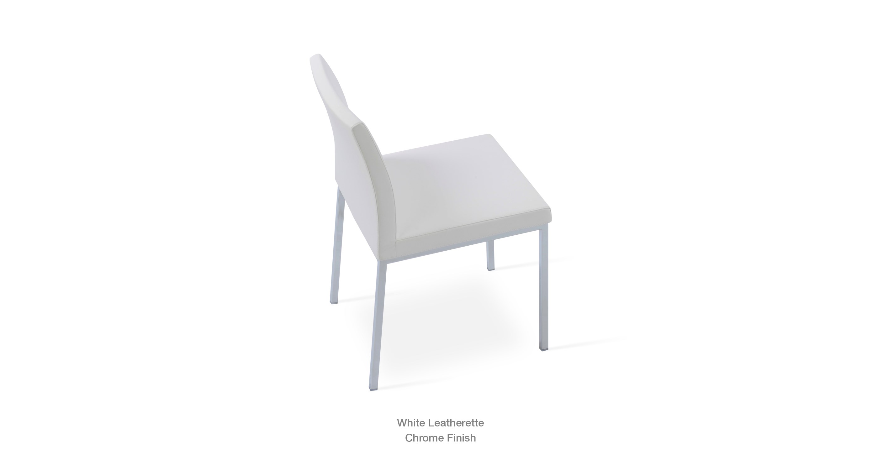white leatherette
