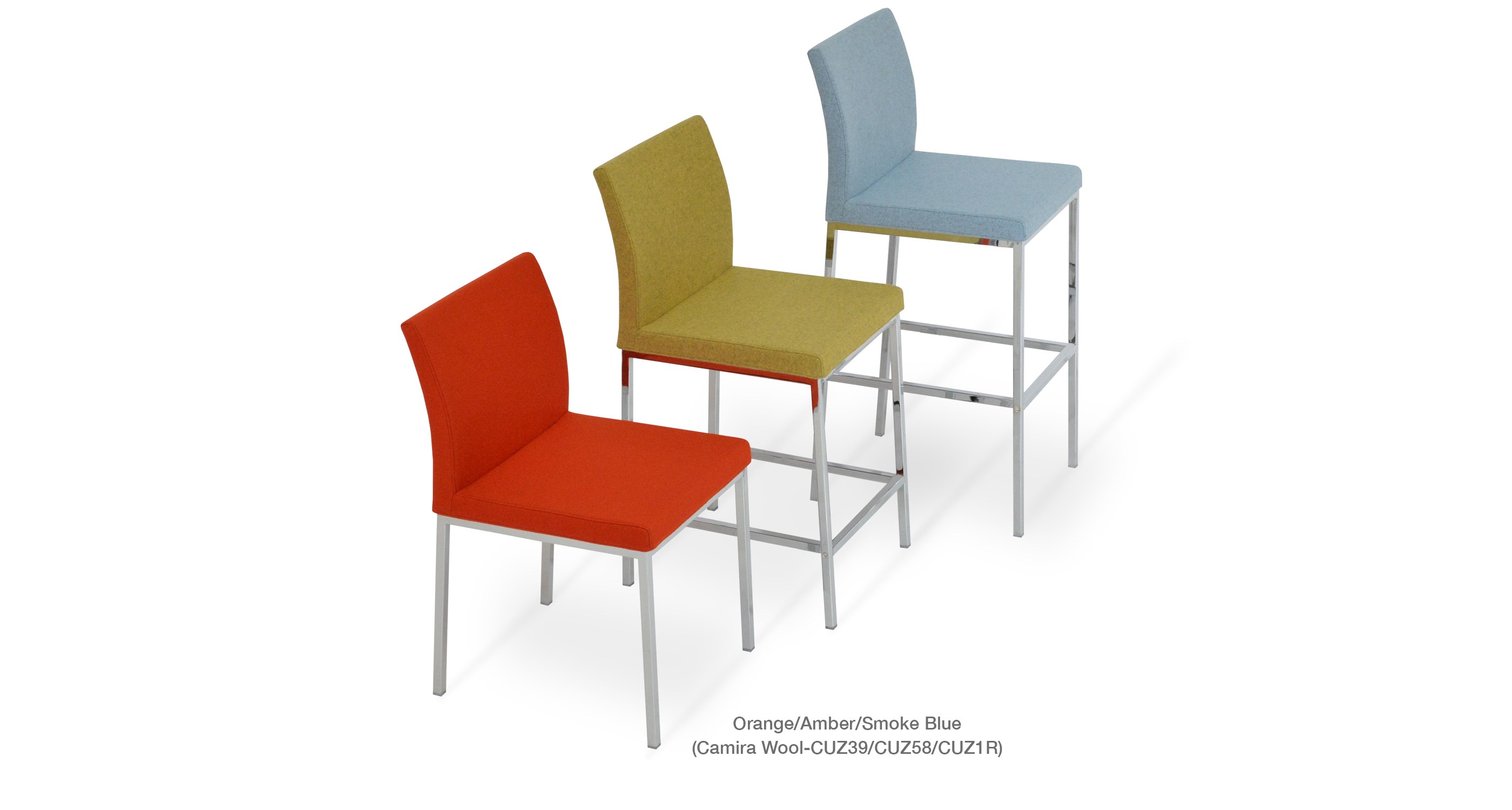 Aria Chrome Dining And Stool