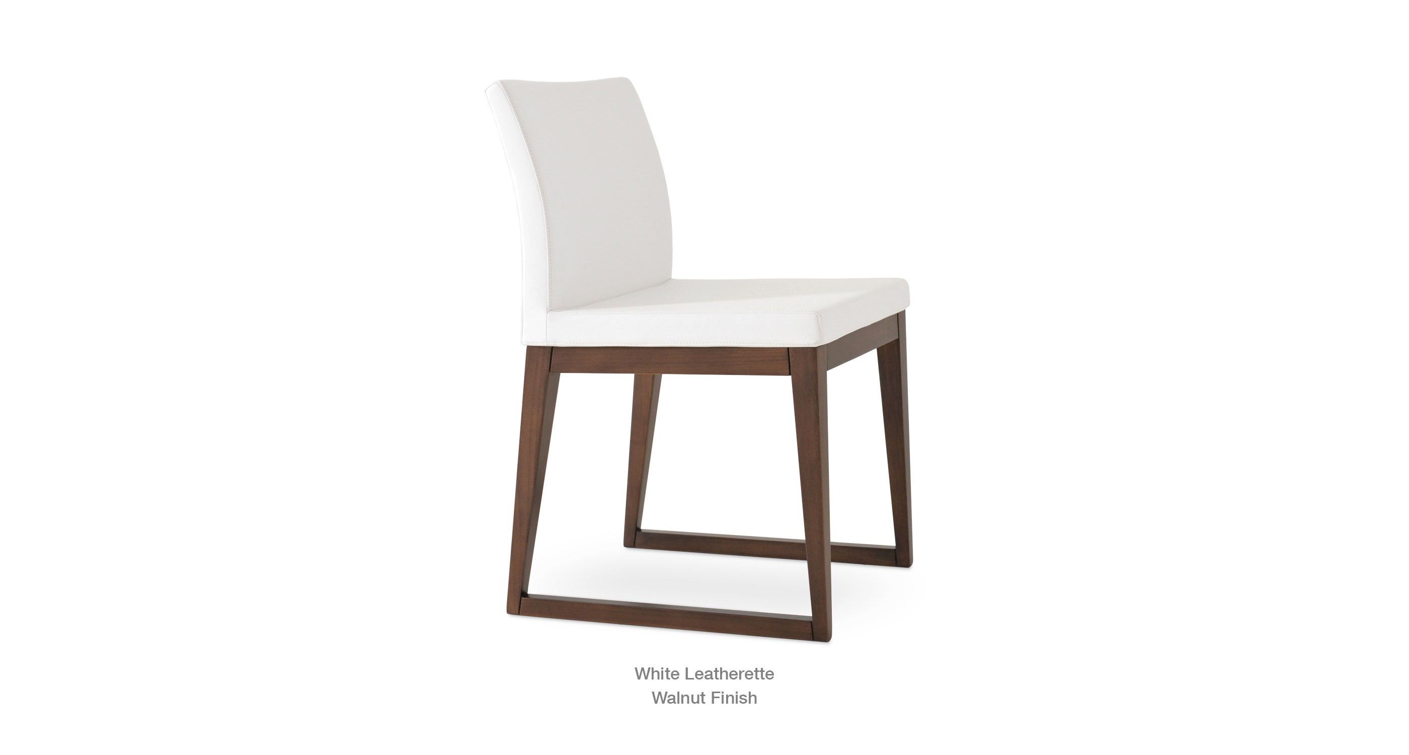 white leatherette