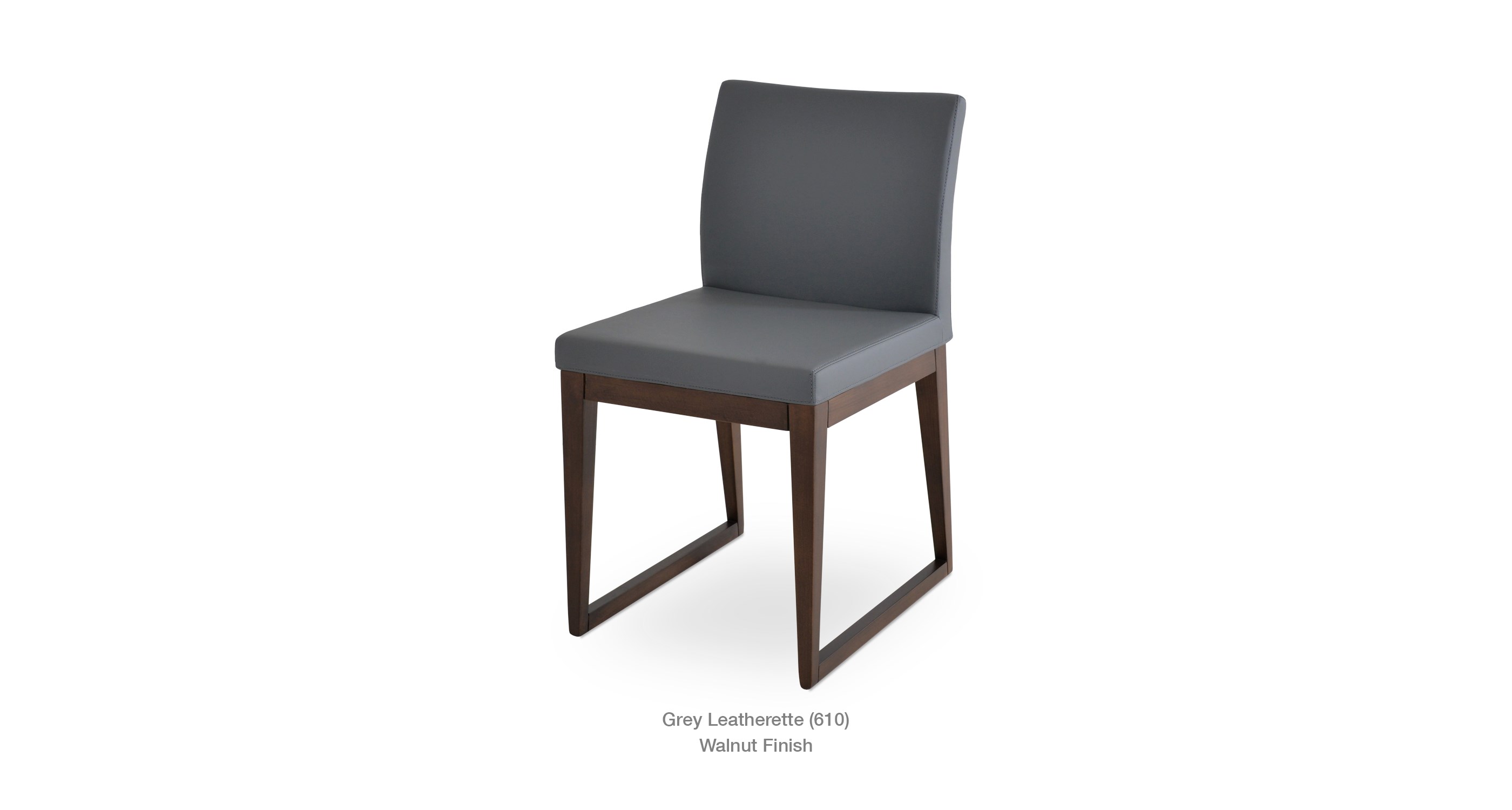 grey leatherette