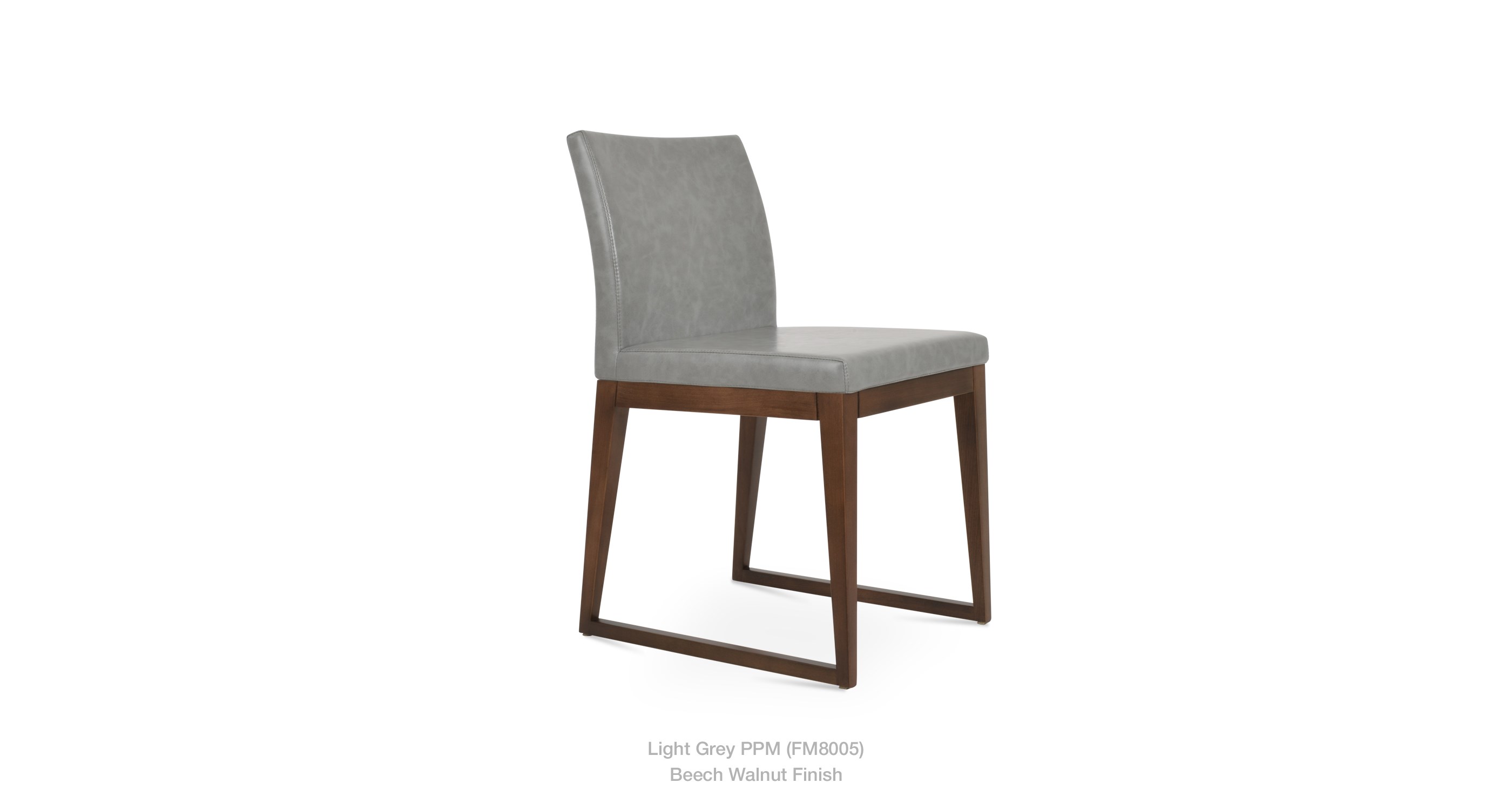 light grey leatherette
