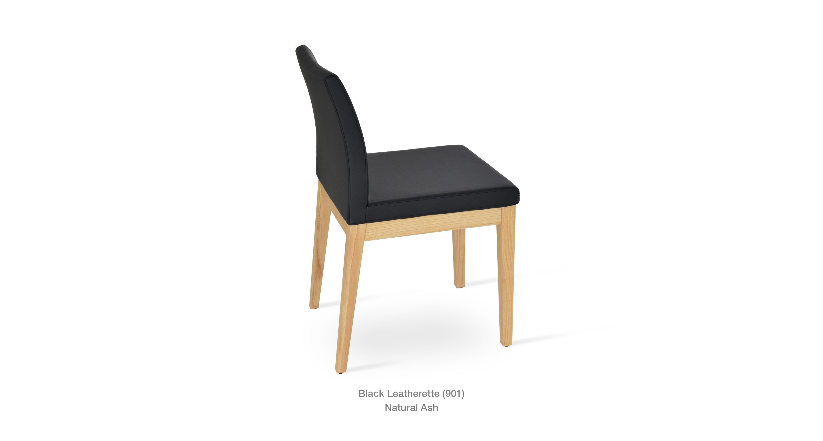 black leatherette