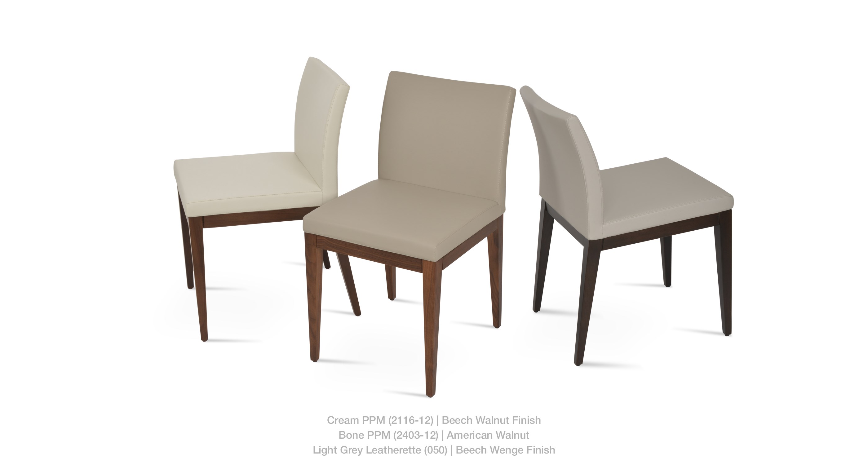 cream ppm - bone ppm - light grey leatherette