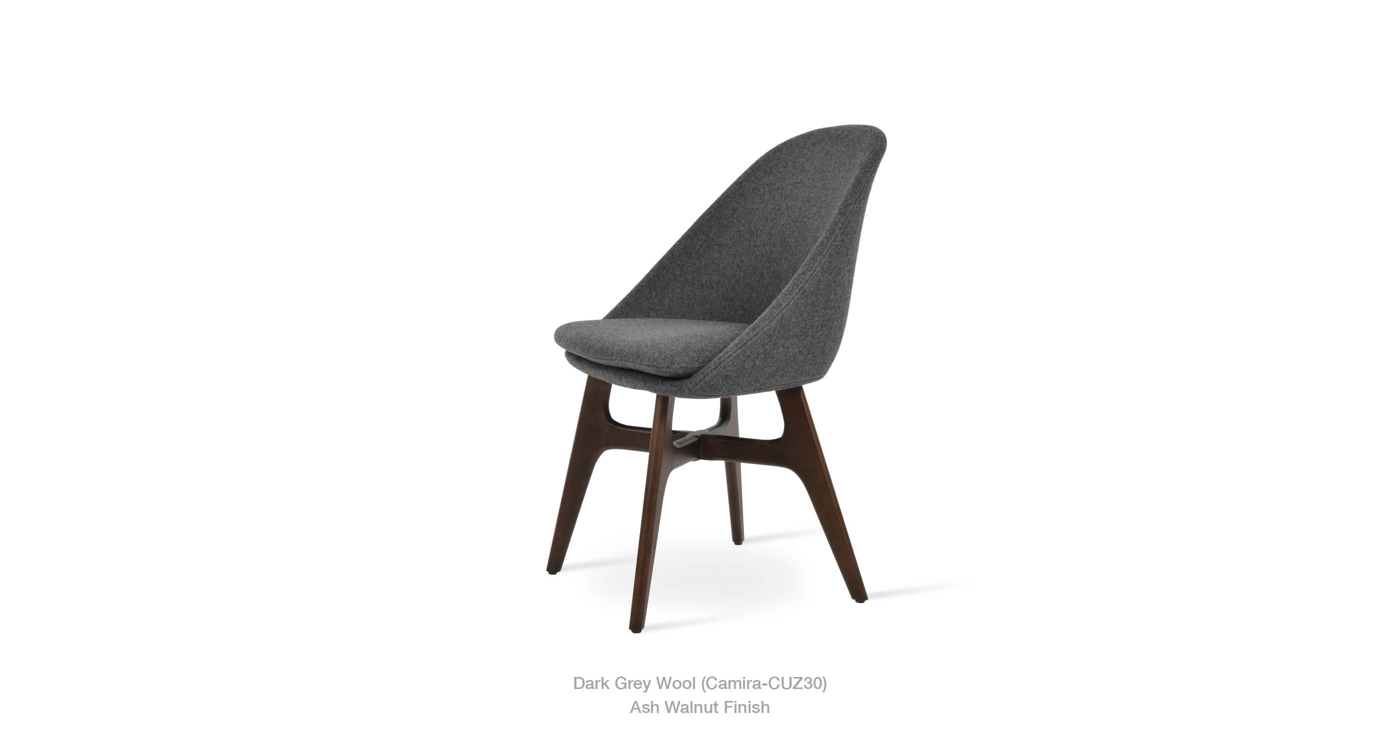 dark grey wool
