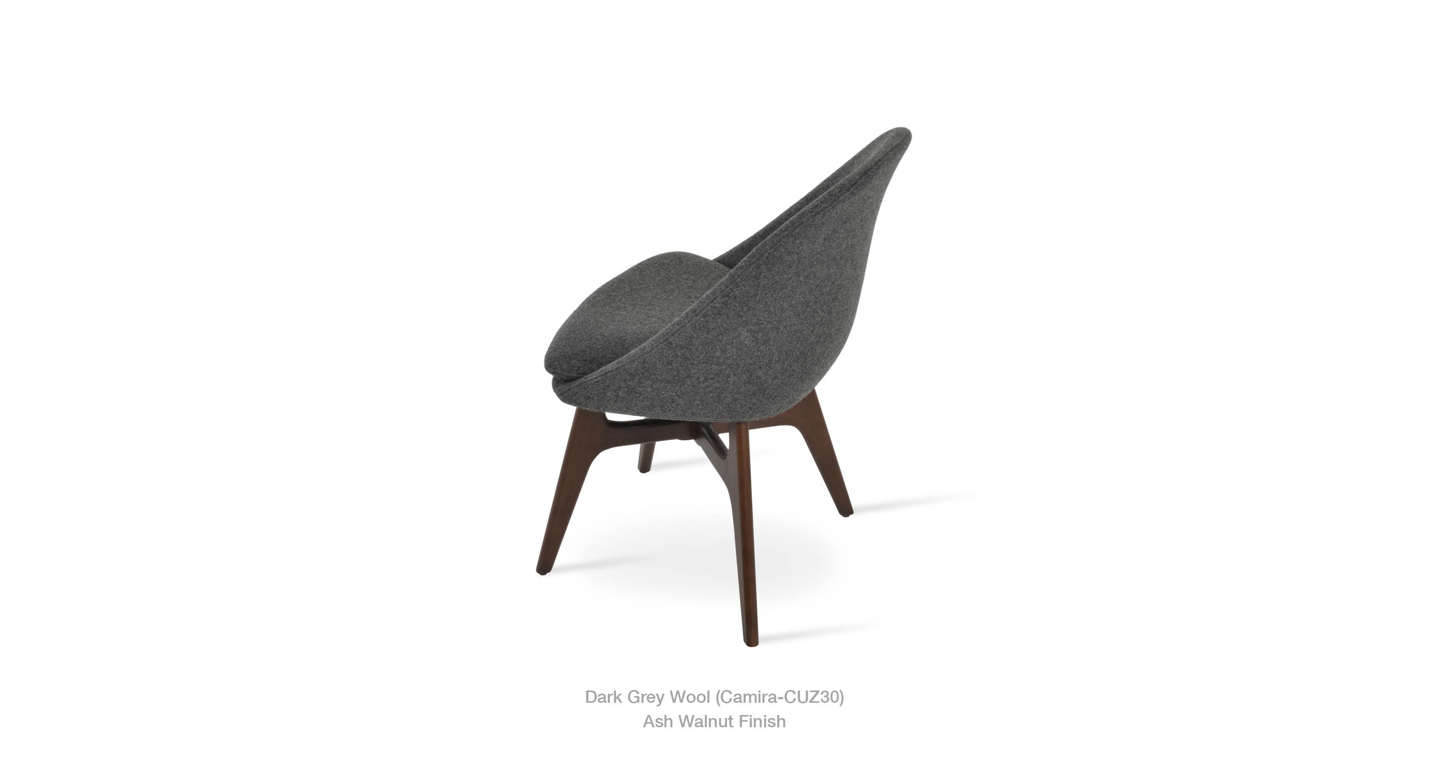 dark grey wool